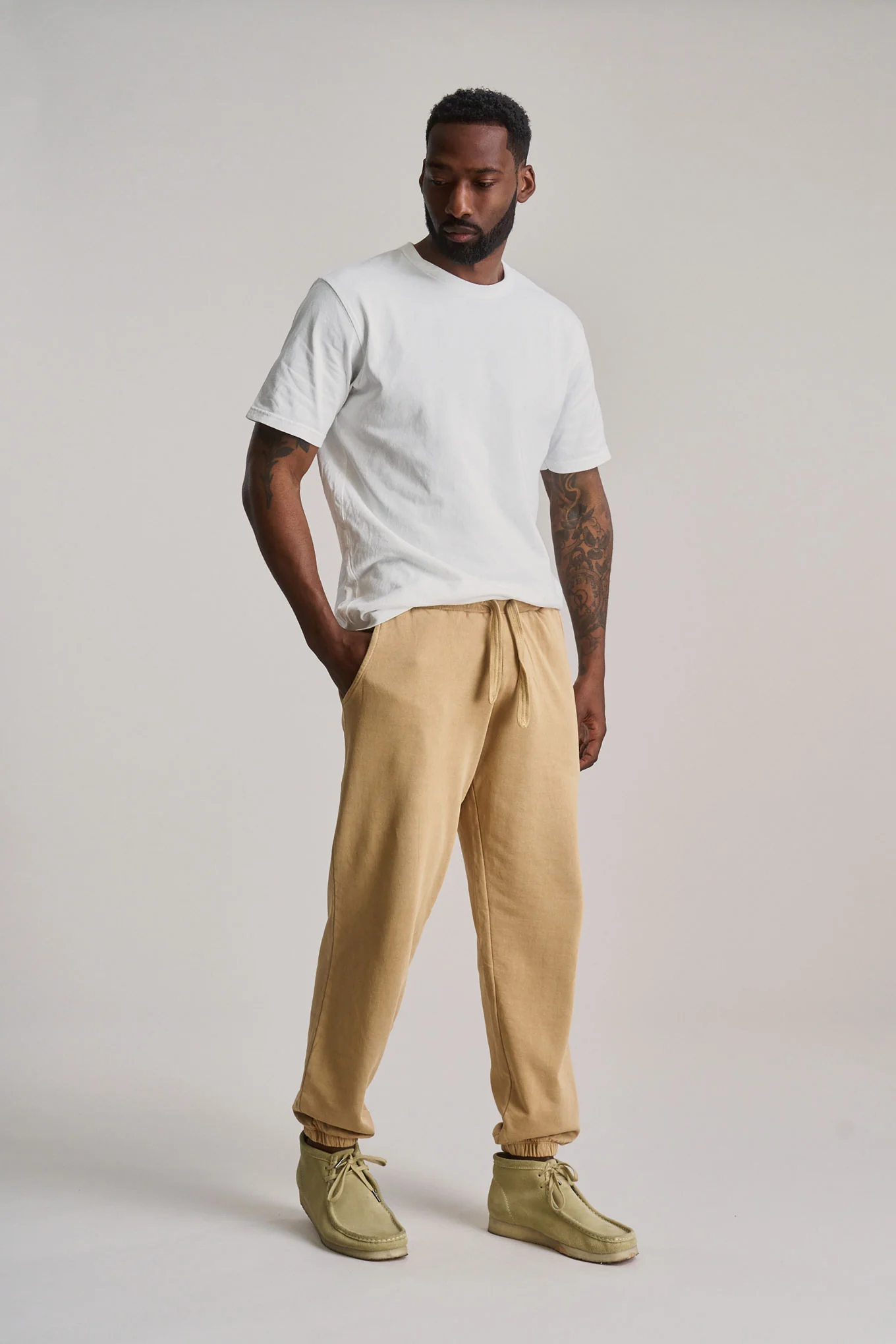 ADAM Organic Cotton Jogger - Croissant - Image 3