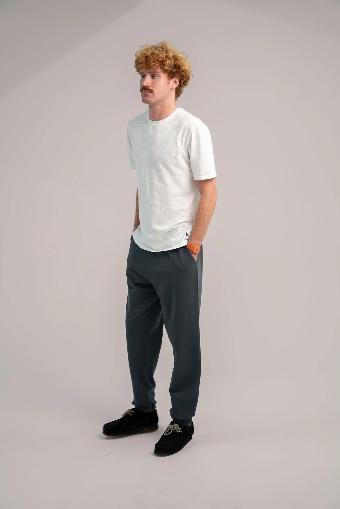ADAM Organic Cotton Jogger - Washed Black - Image 3