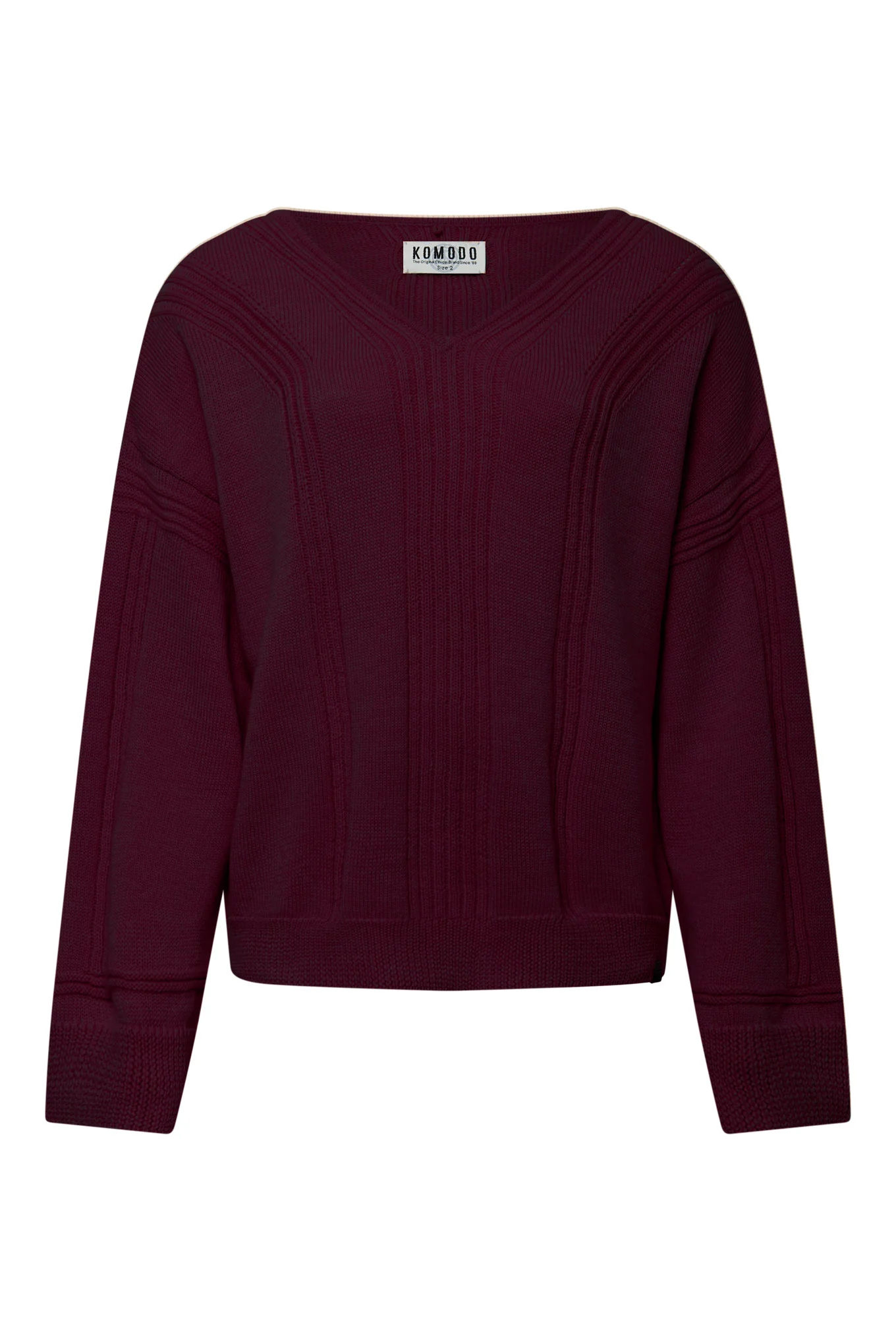 ANYA Merino Wool Jumper - Walnut - Image 4