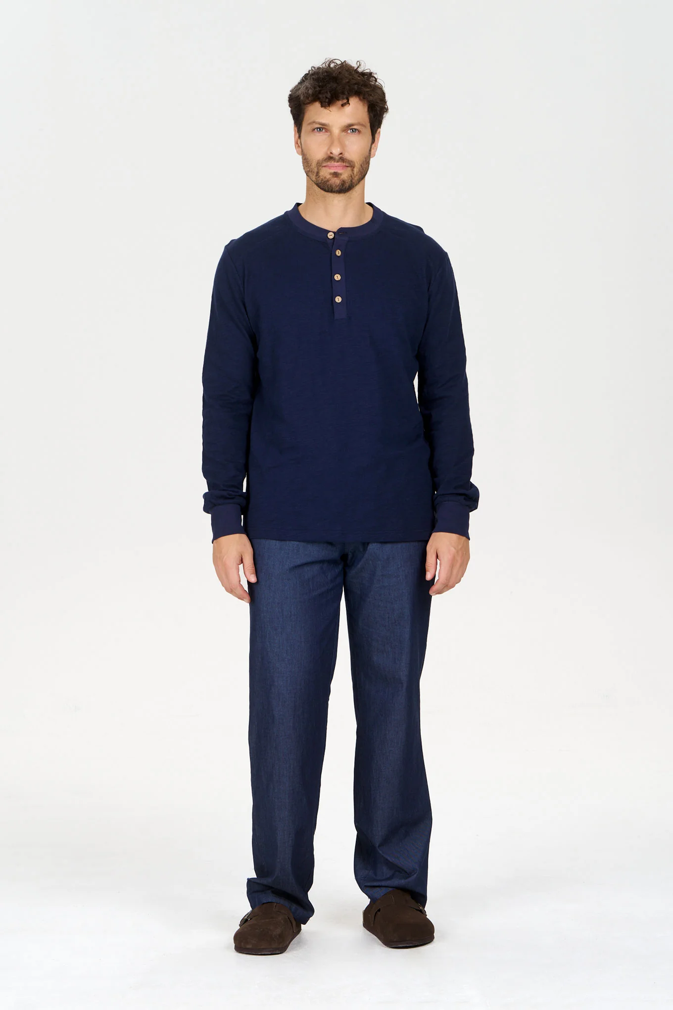 ARLO Organic Cotton Top - Navy - Image 4