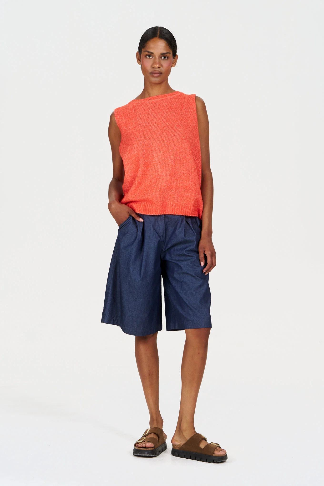 BLAKE Recycled Poly Vest - Orange - Image 4