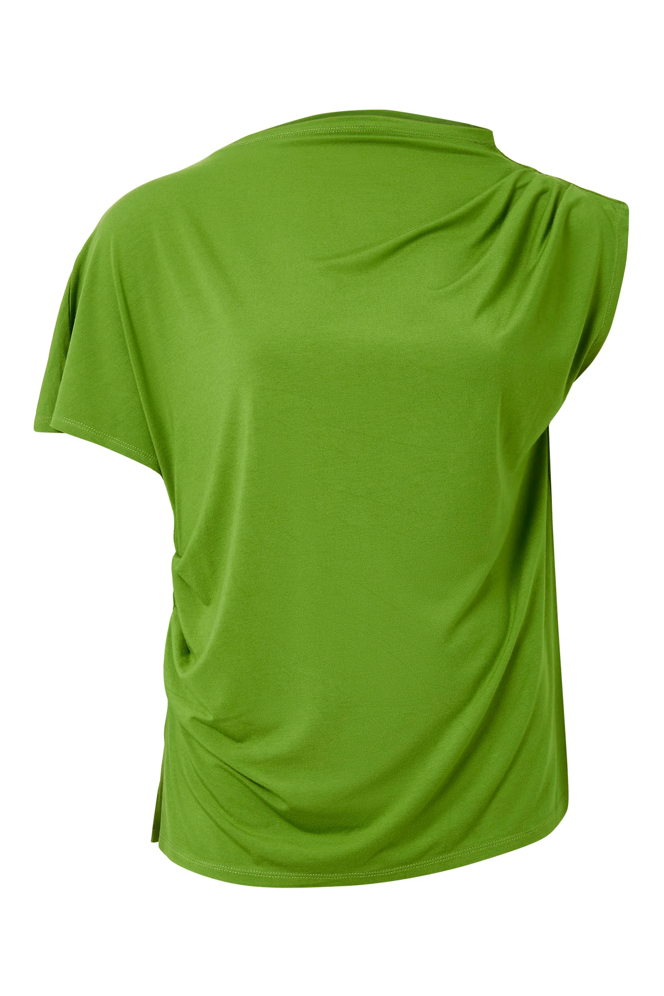 CATE - Modal Jersey Top - Green - Image 2
