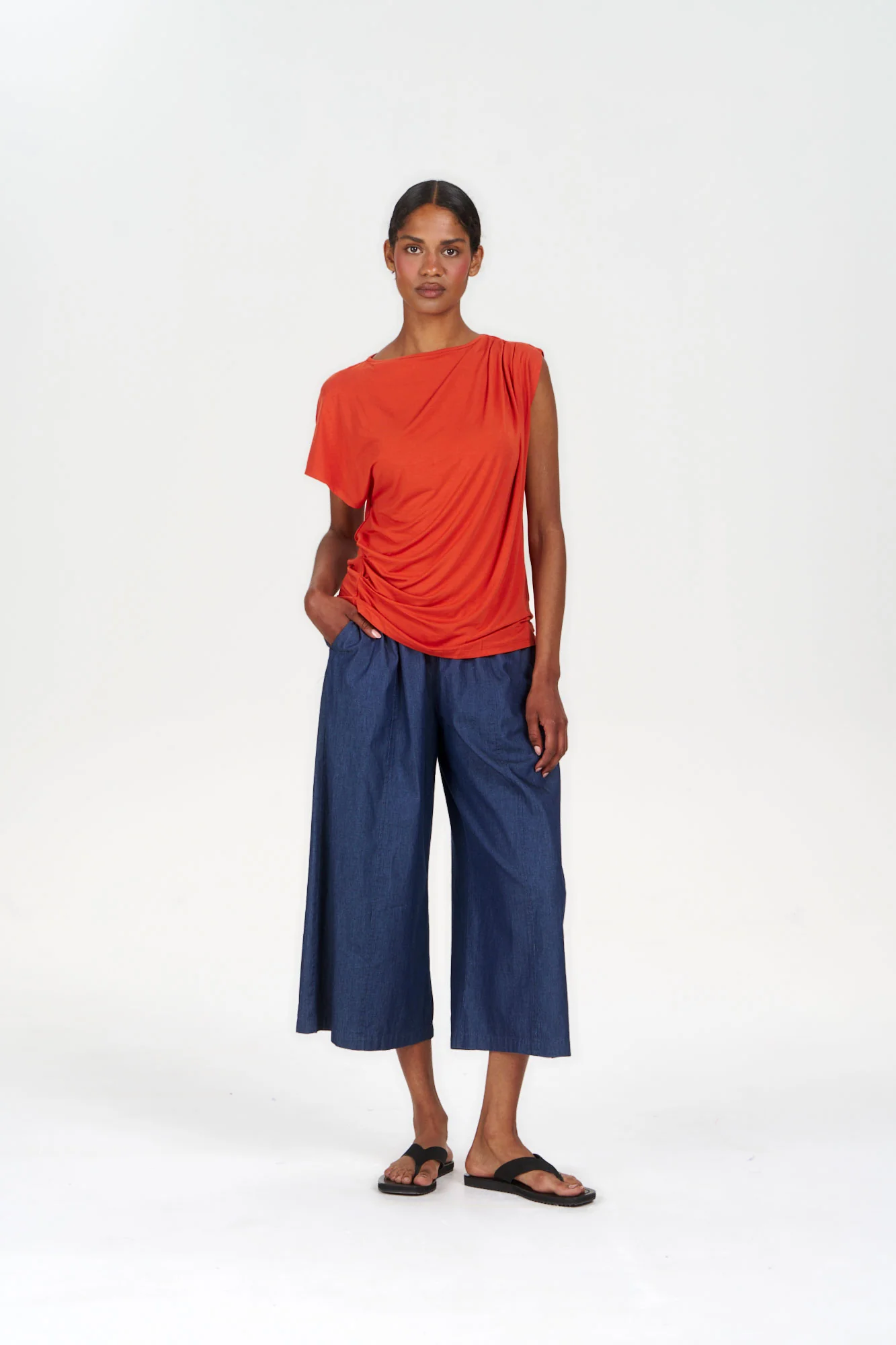 CATE Modal Top - Orange - Image 4
