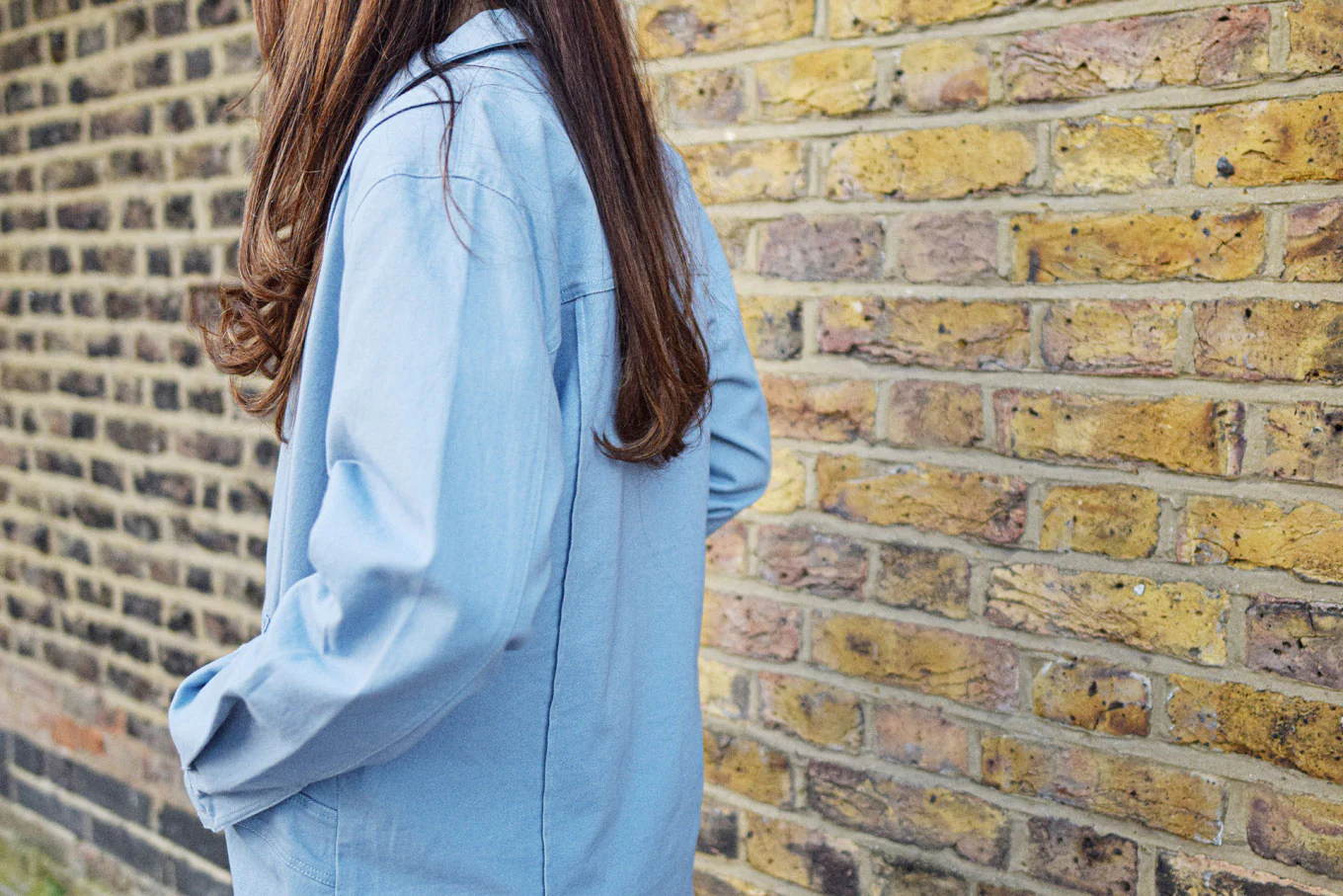 CHORE Organic Cotton Jacket - Blue - Image 6