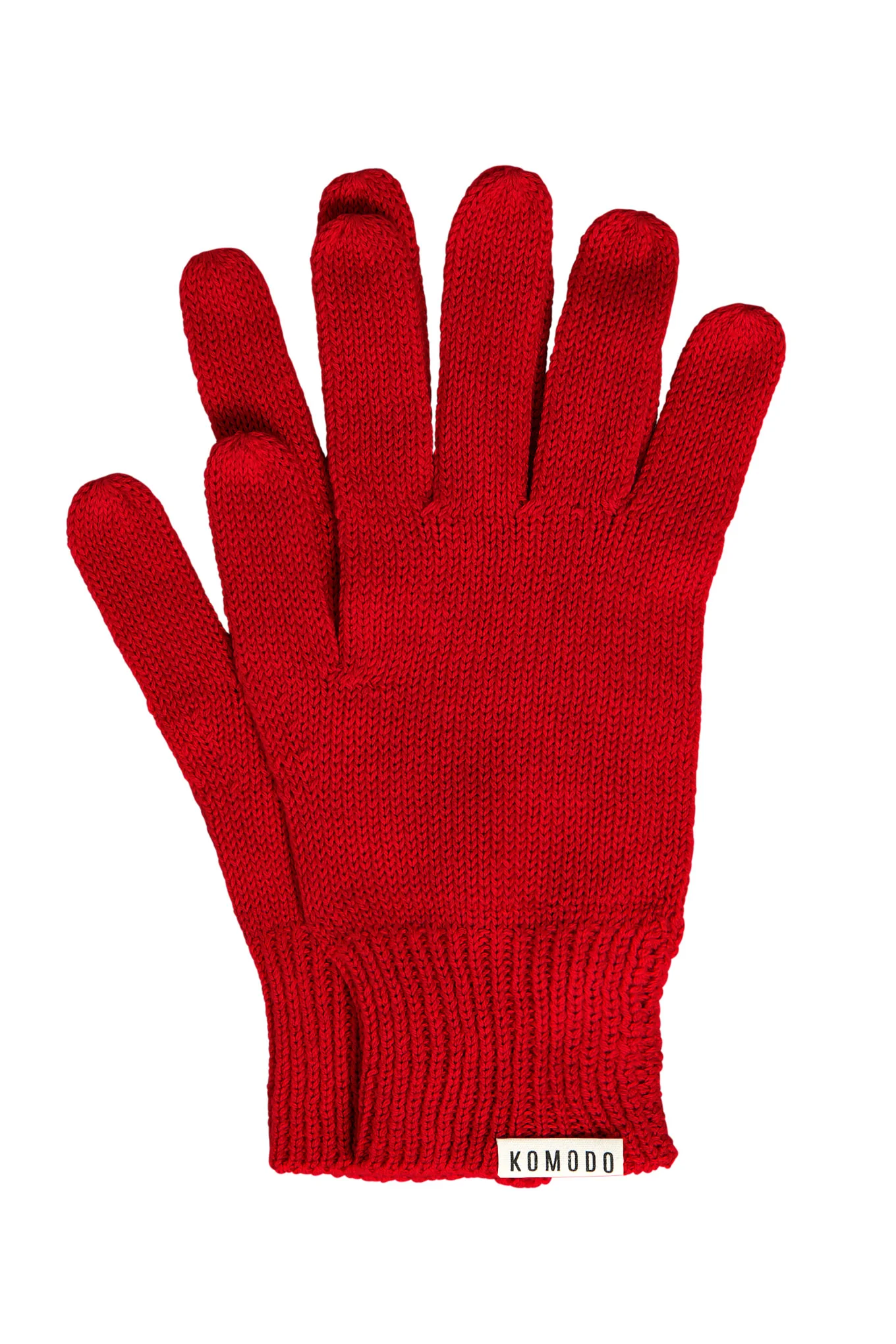 CITY Organic Cotton Gloves - Bright Red