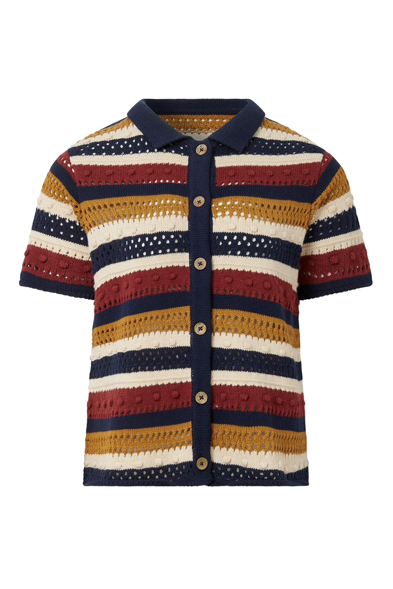 CLARA - Organic Cotton Cardigan - Multi - Image 2
