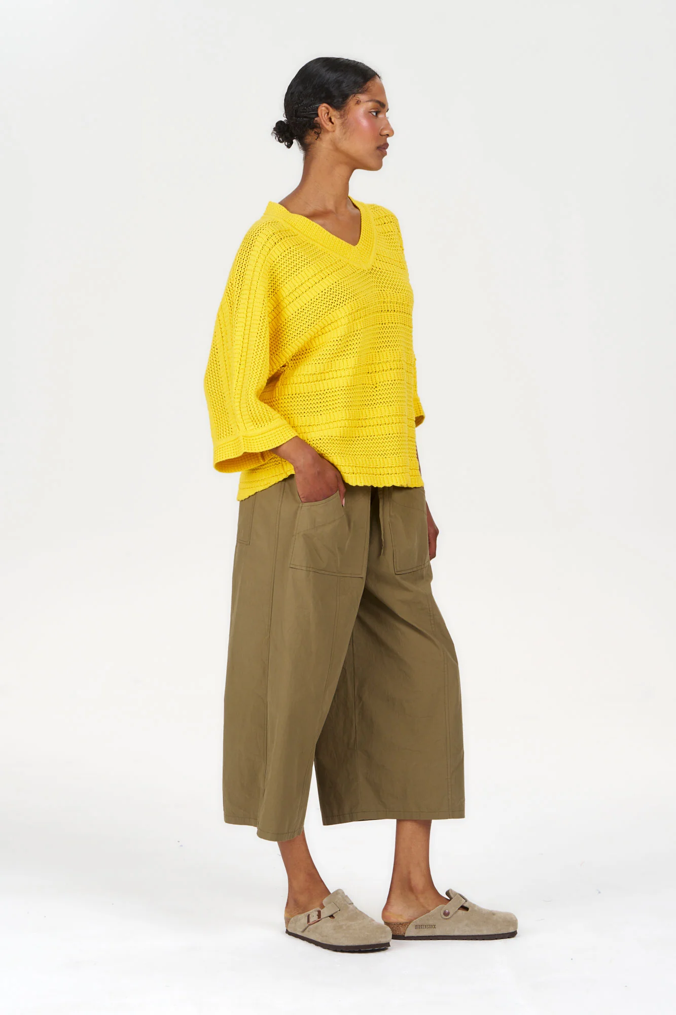 COLADA - GOTS Organic Cotton Tee - Yellow - Image 3