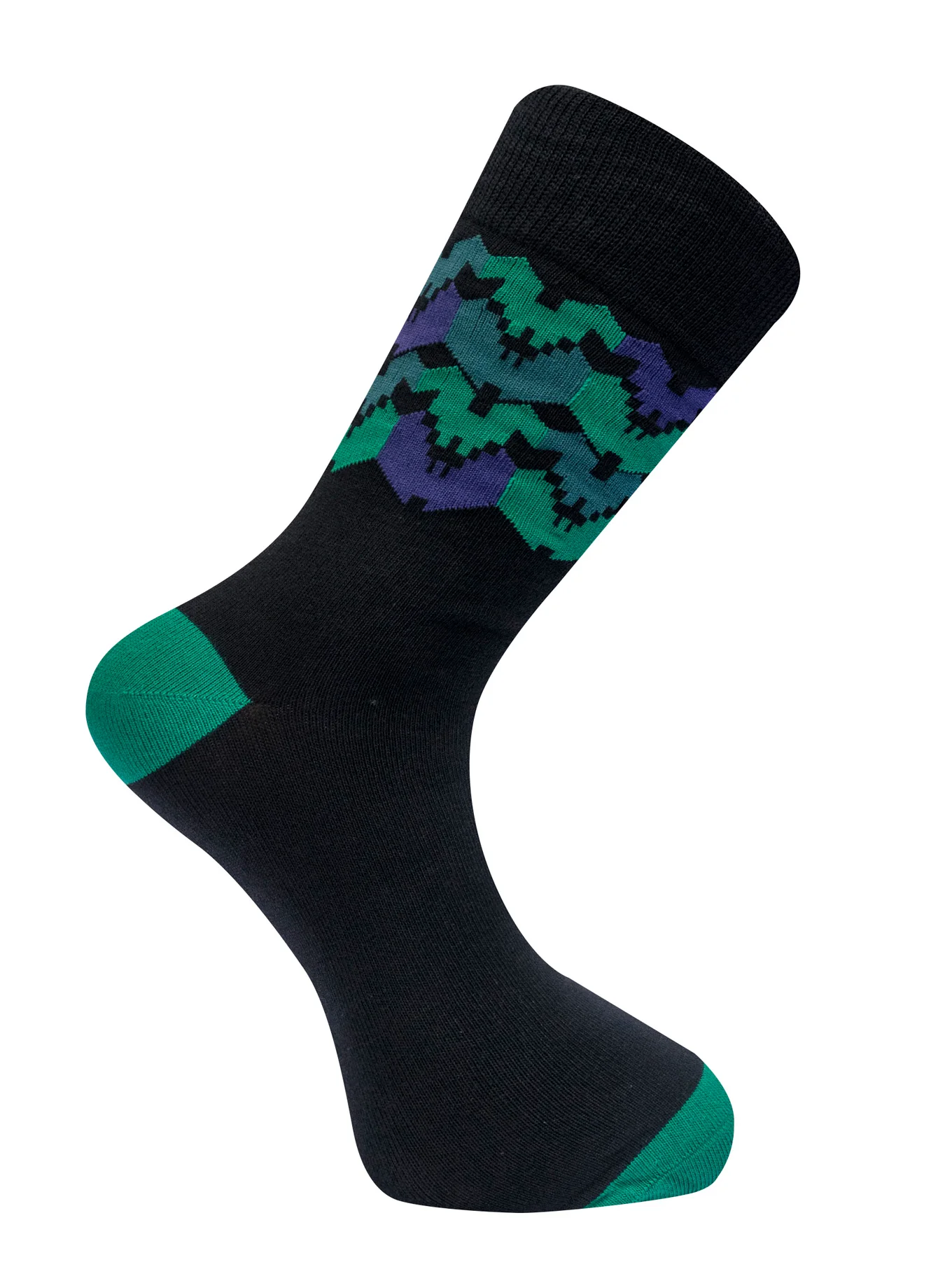 DHAKA GOTS Organic Cotton Socks - Black