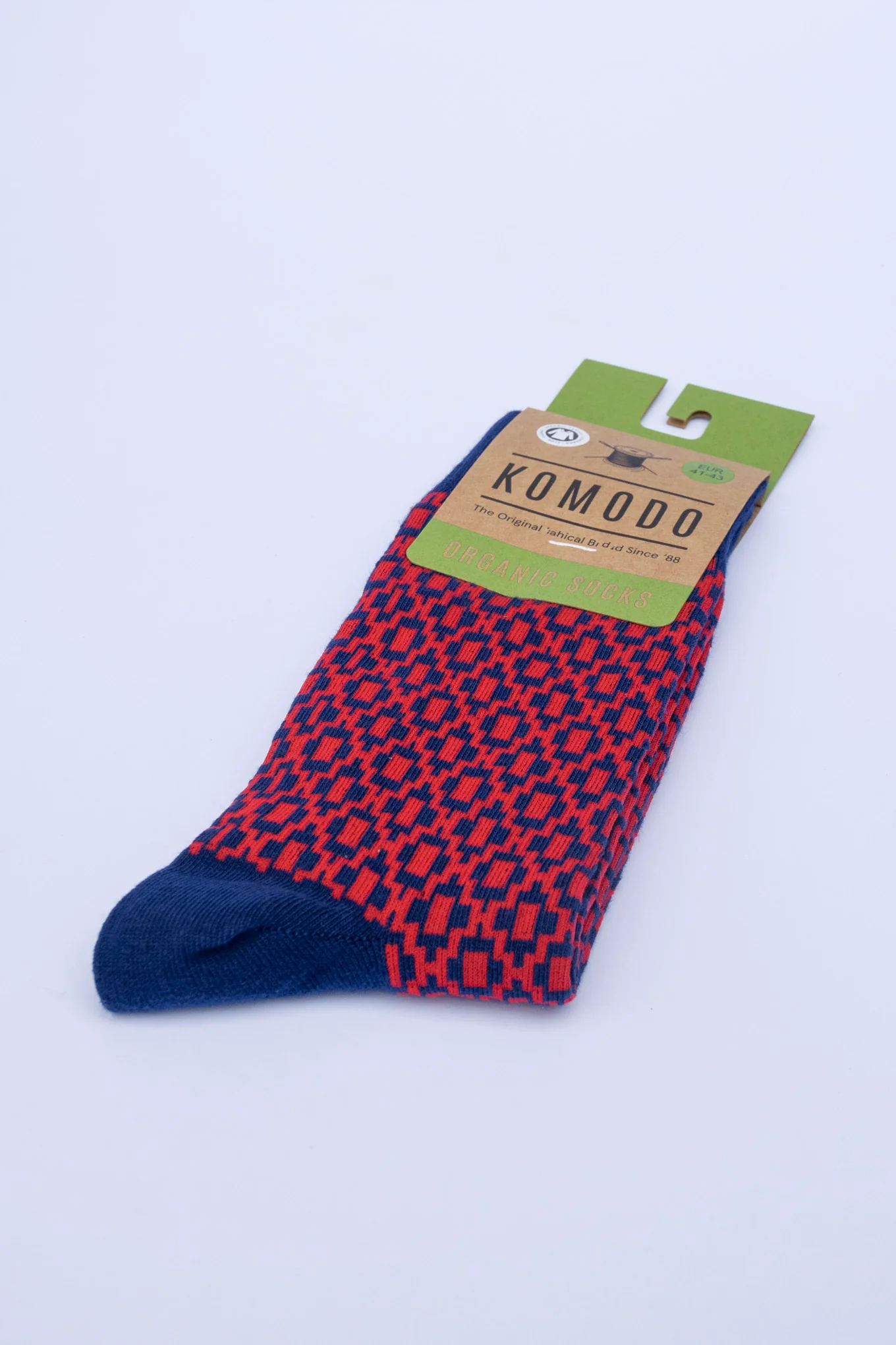 DIAMOND GOTS Organic Cotton Socks - Navy - Image 2