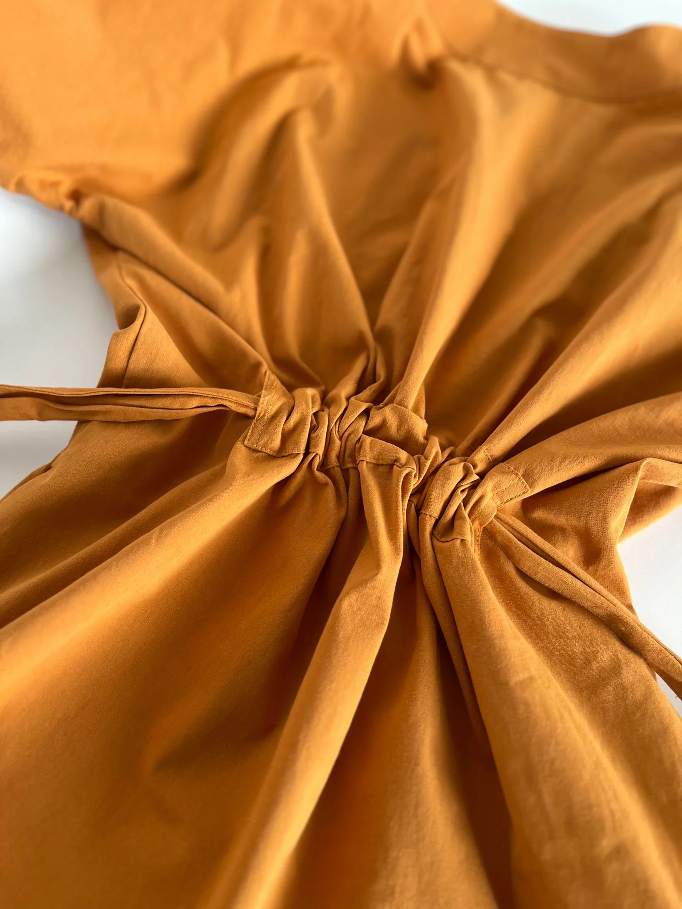 DUSK - Organic Cotton Dress - Orange - Image 7