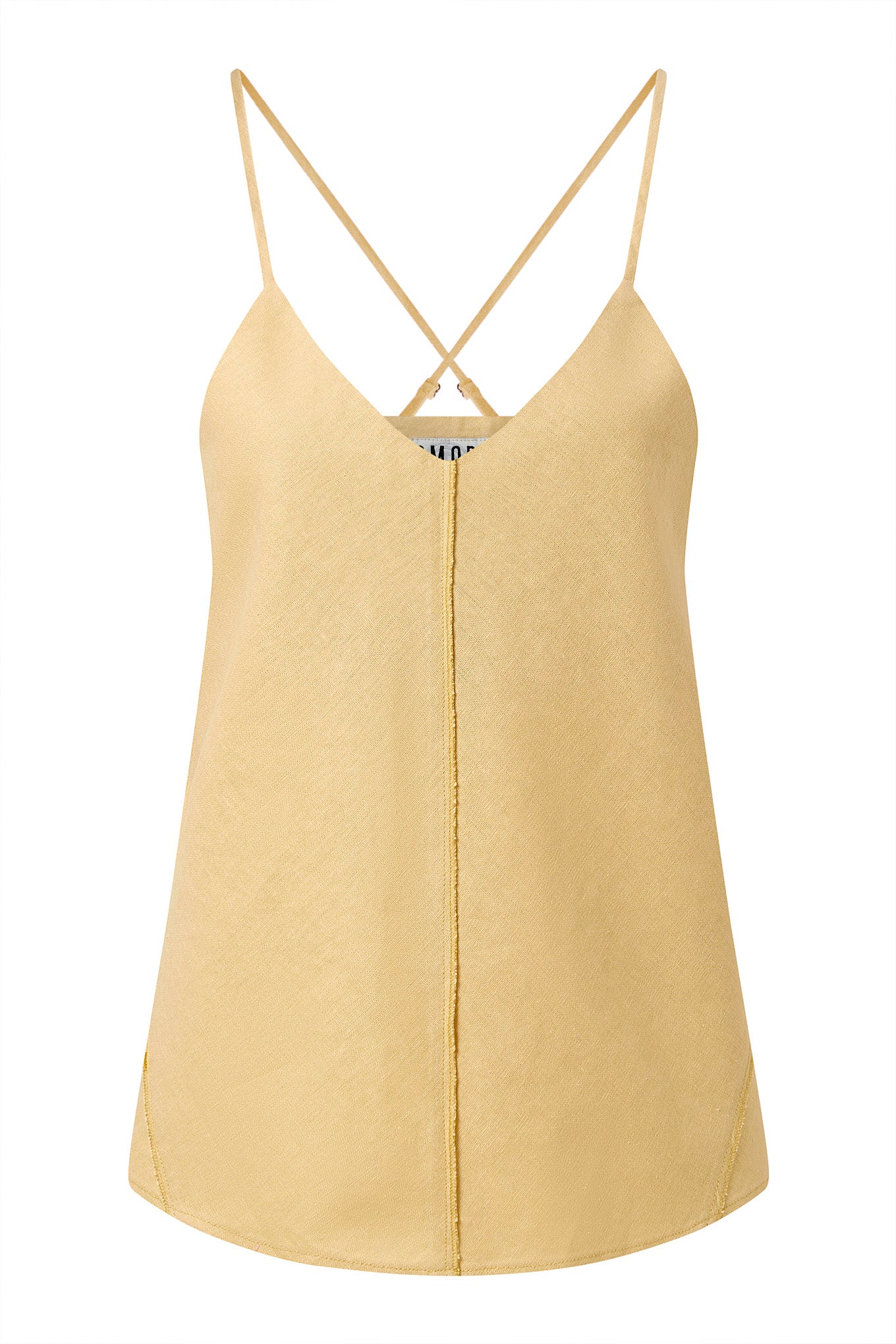 FLEUR - Organic Linen Cotton Camisole - Sand - Image 2