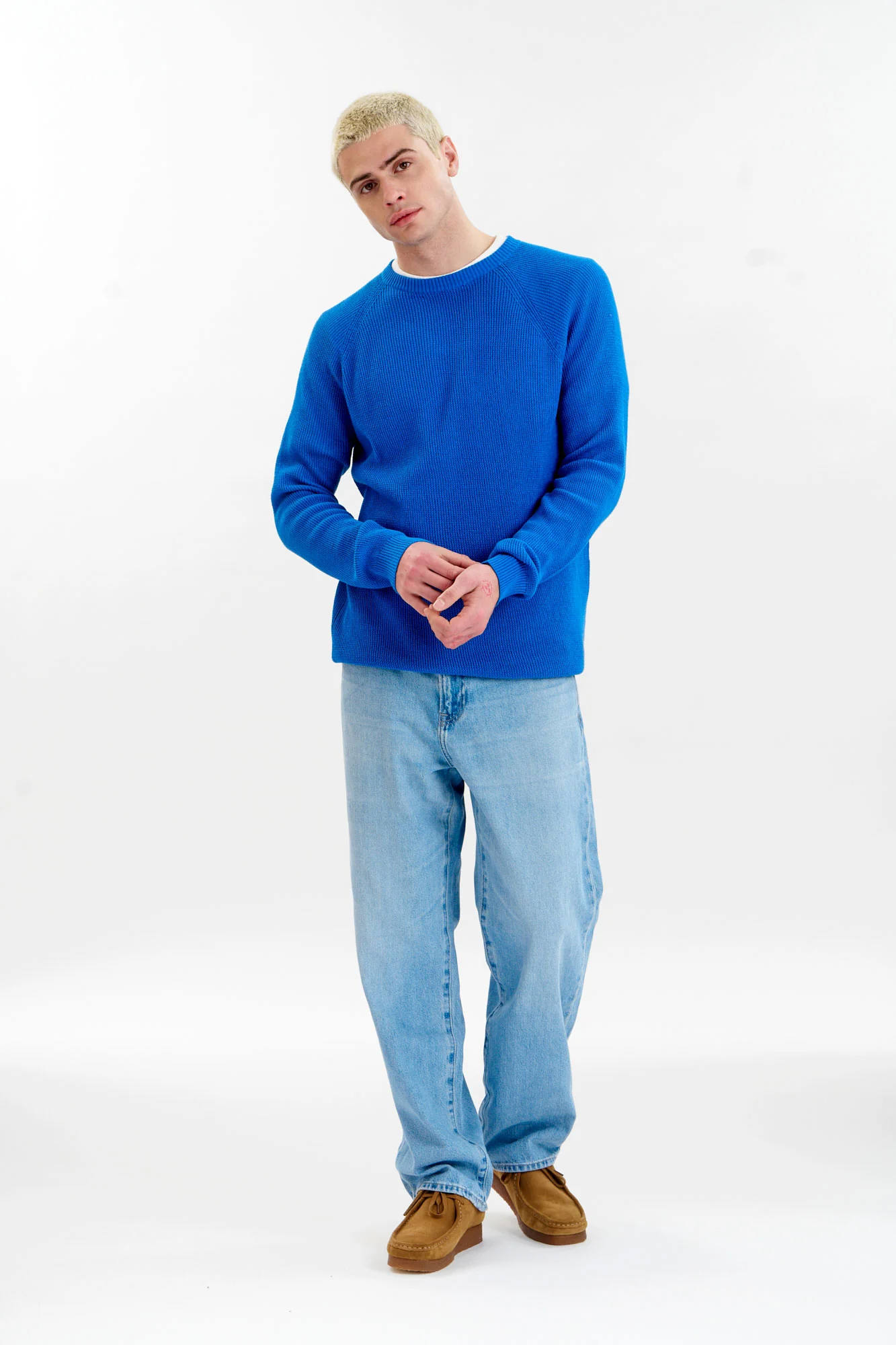 FOG Organic Cotton Jumper - Blue - Image 6