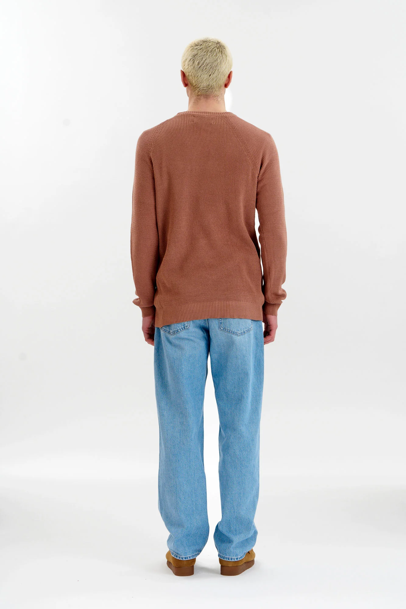 FOG Organic Cotton Jumper - Coffee - Image 3