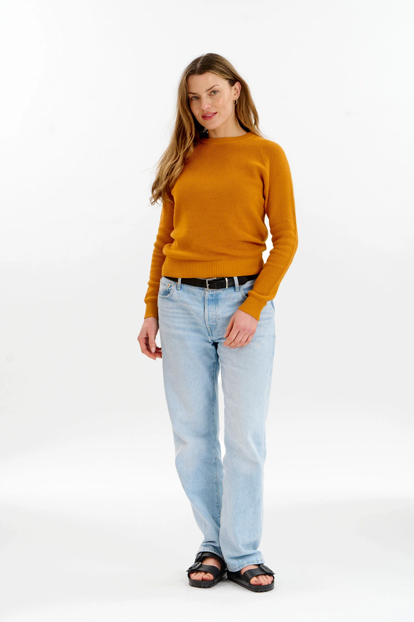 FOG Organic Cotton Jumper - Mustard - Image 3