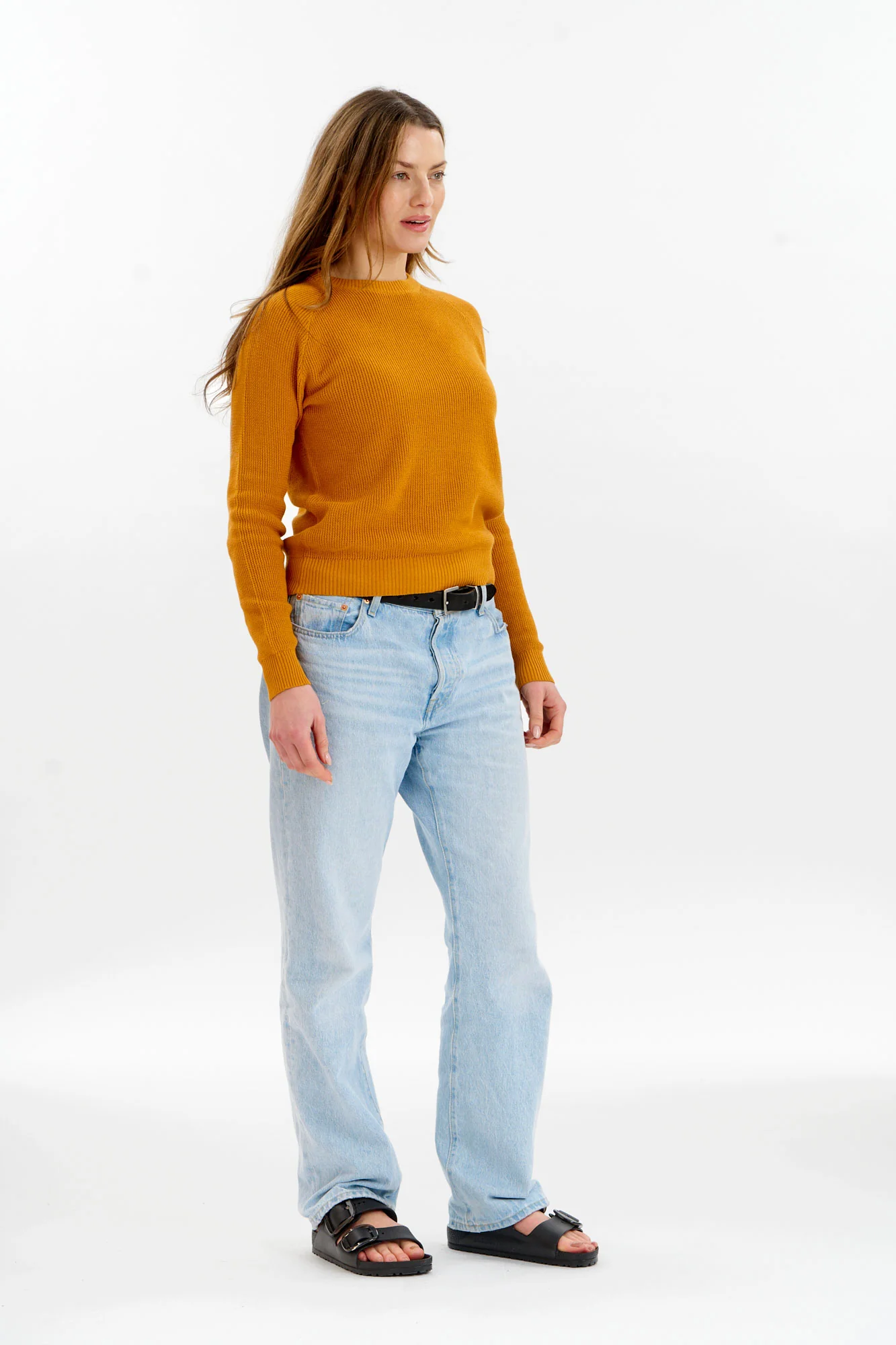 FOG Organic Cotton Jumper - Mustard - Image 4