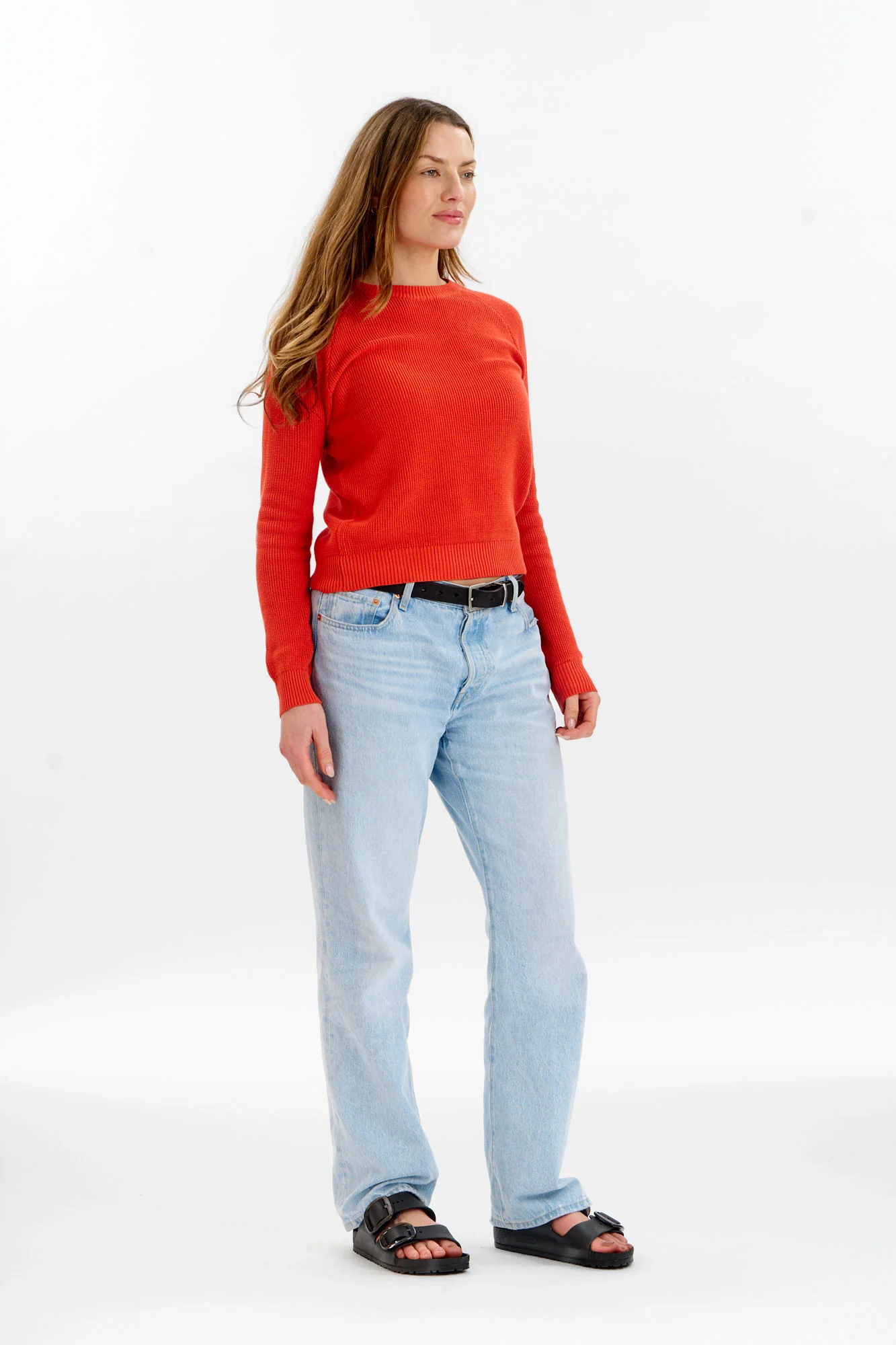 FOG Organic Cotton Jumper - Red - Image 3
