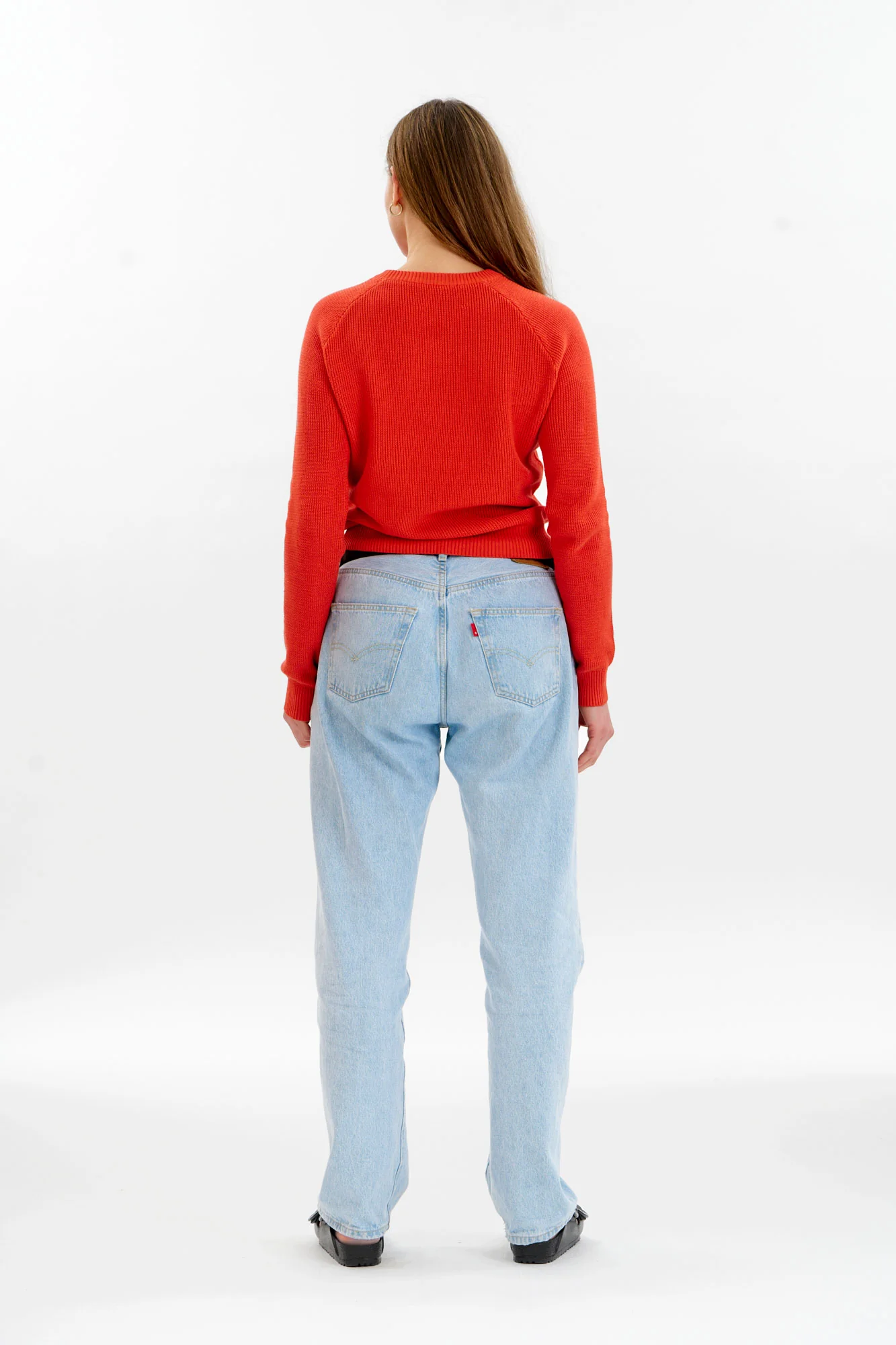 FOG Organic Cotton Jumper - Red - Image 4