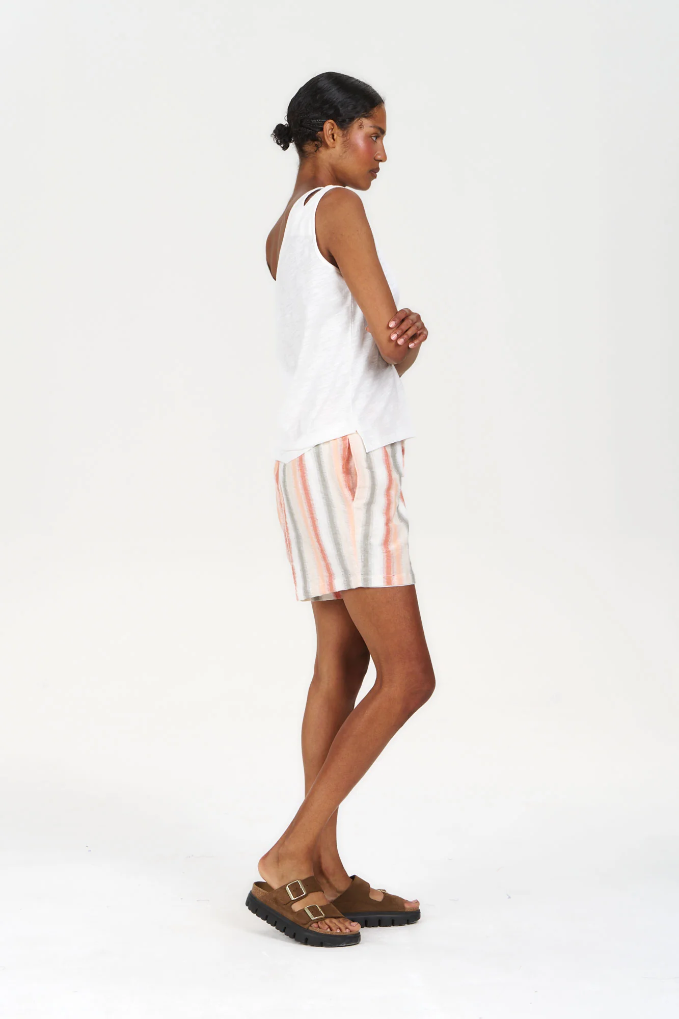 GRACE Organic Cotton Short - Stripe - Image 4