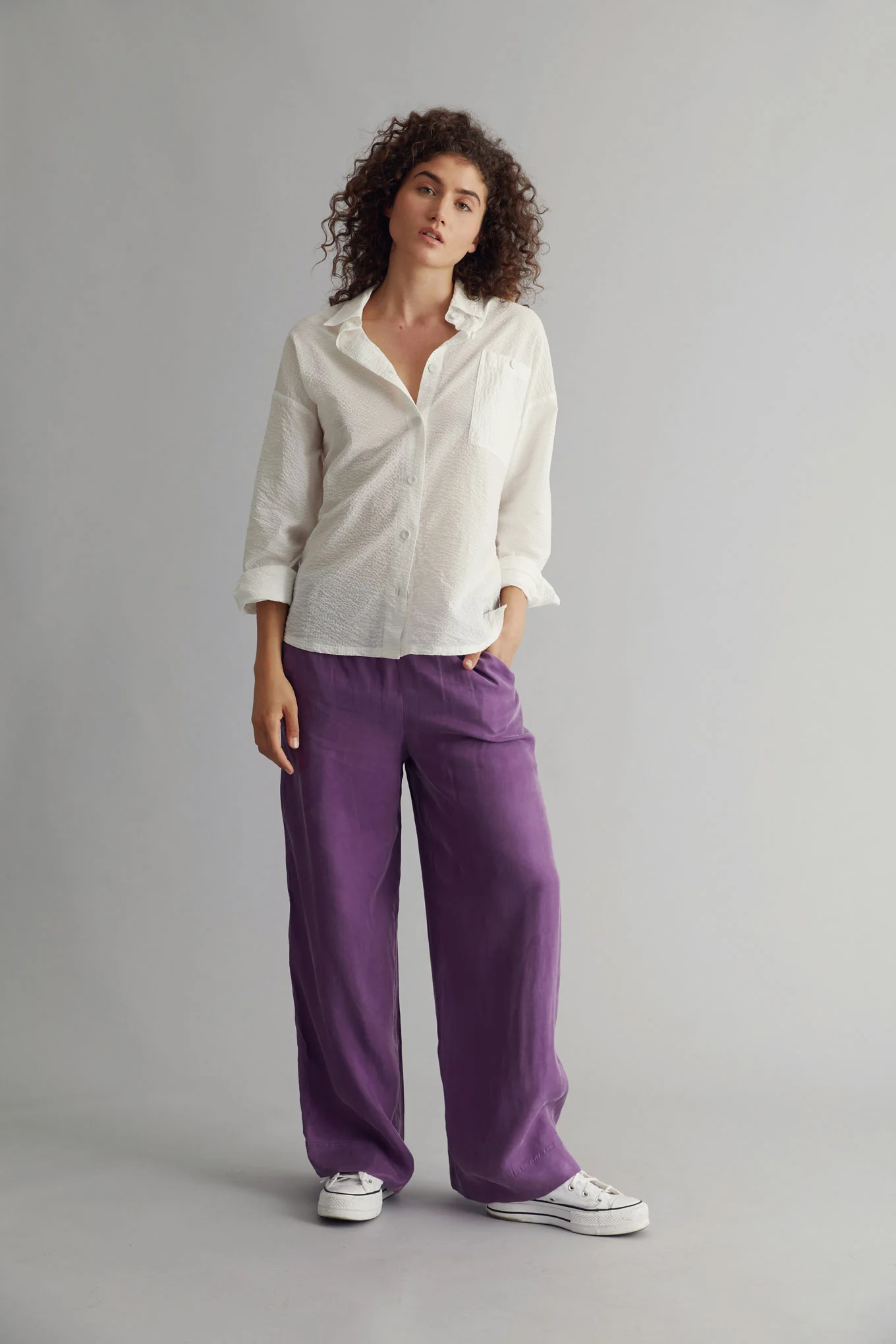 HANAKO Organic Cotton Shirt - White - Image 2