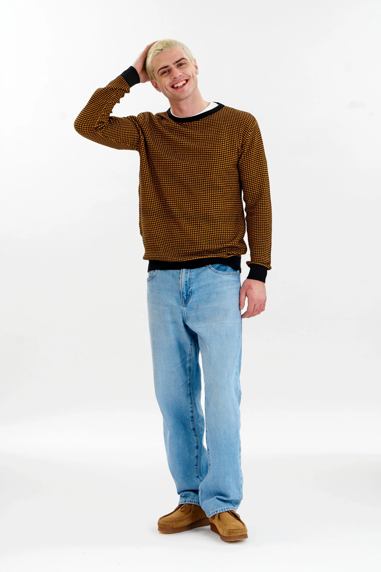 HASAN Organic Cotton Jumper - Black - Image 2