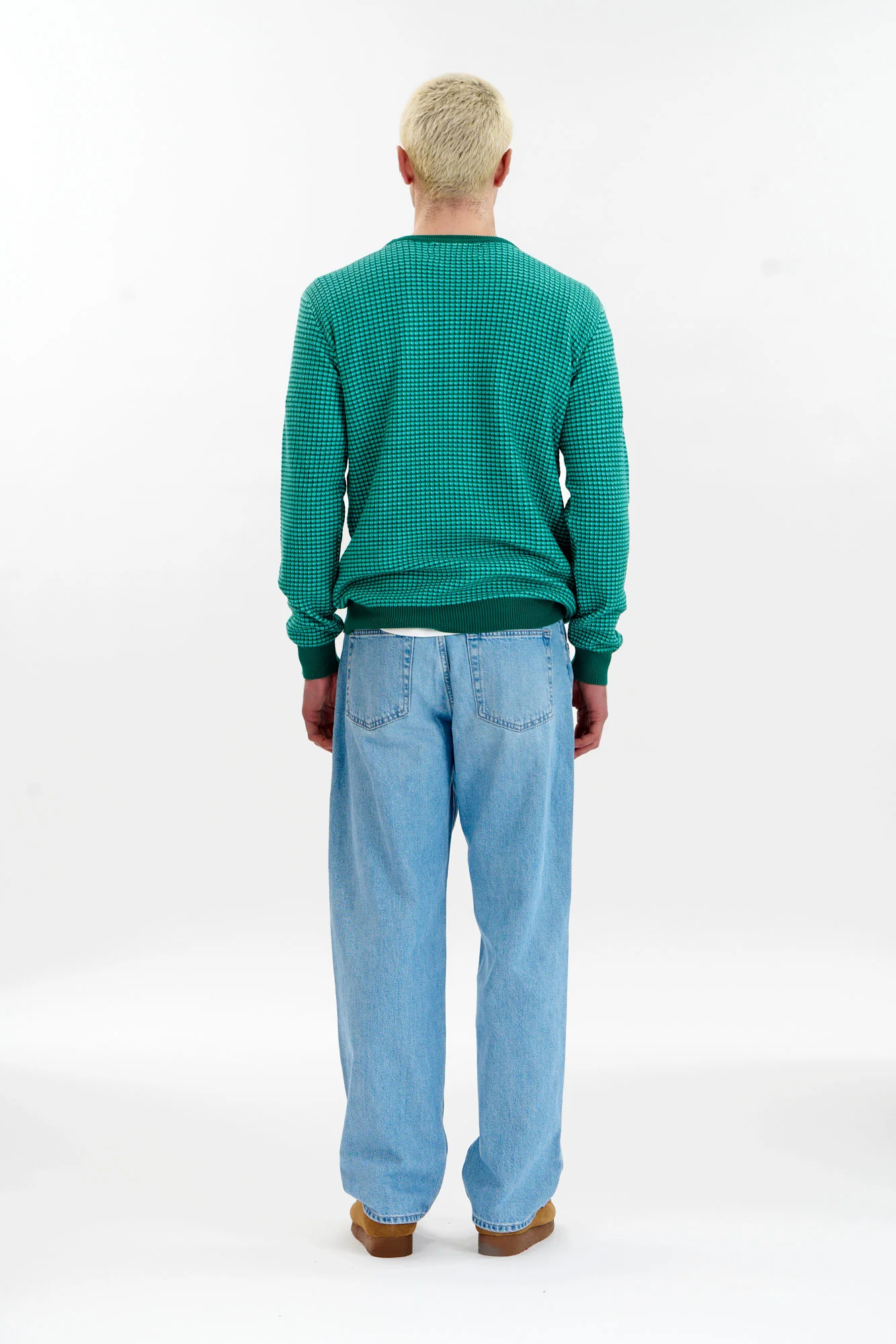 HASAN Organic Cotton Jumper - Green - Image 2