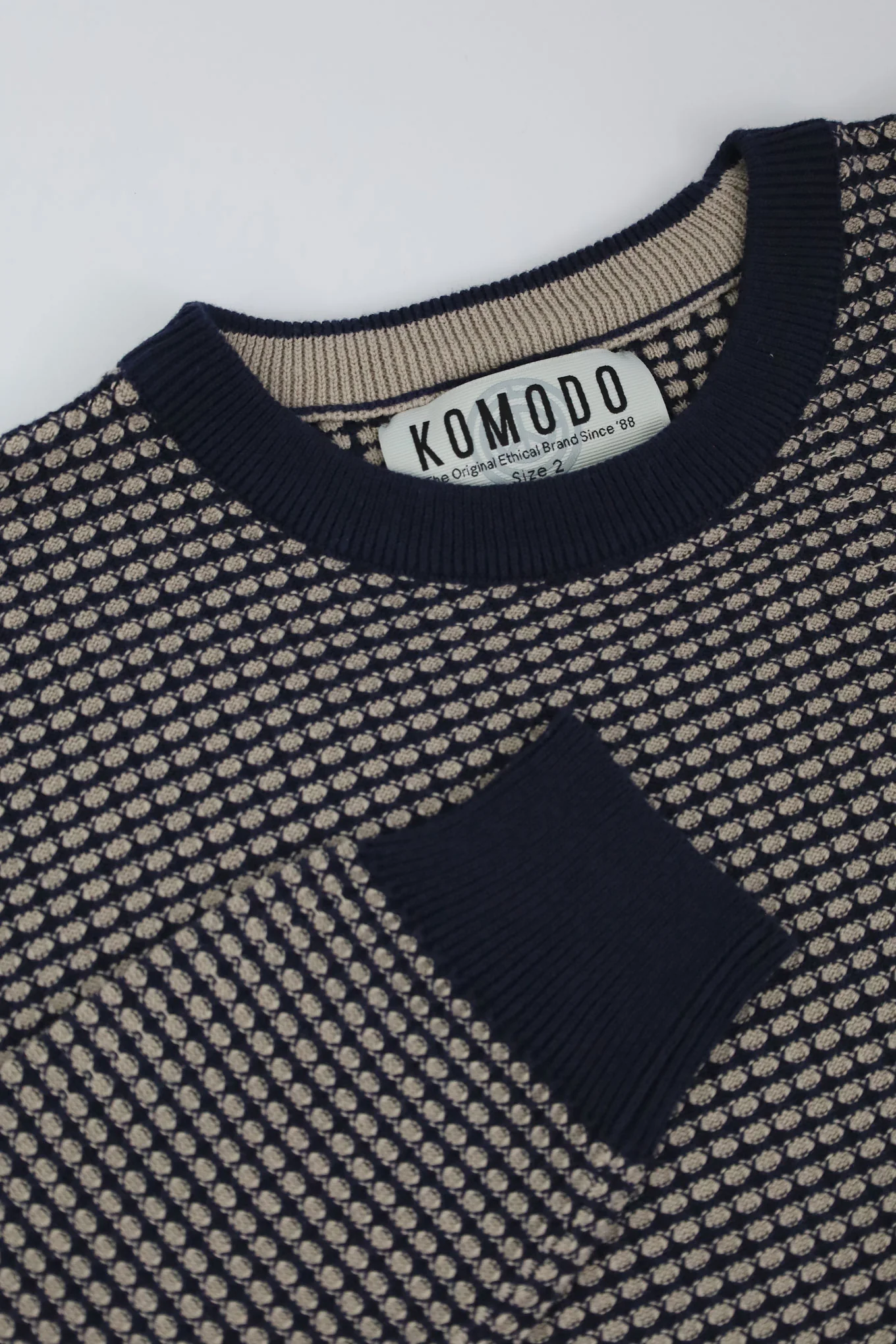 HASAN - Organic Cotton Jumper Navy - Image 4