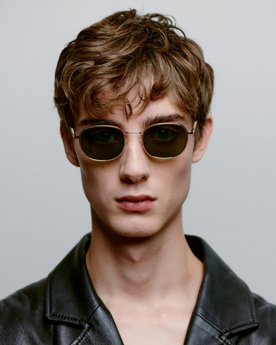 HELLO - Gold Sunglasses by A.Kjaerbede - Image 5