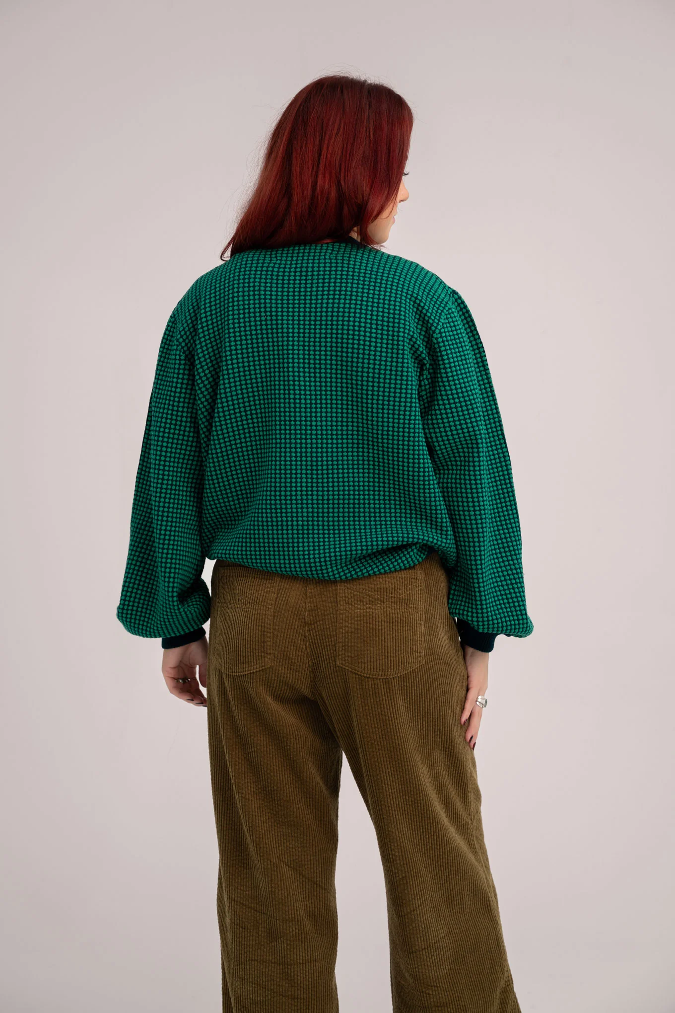 HOPE - Organic Cotton Jumper Teal - Image 4