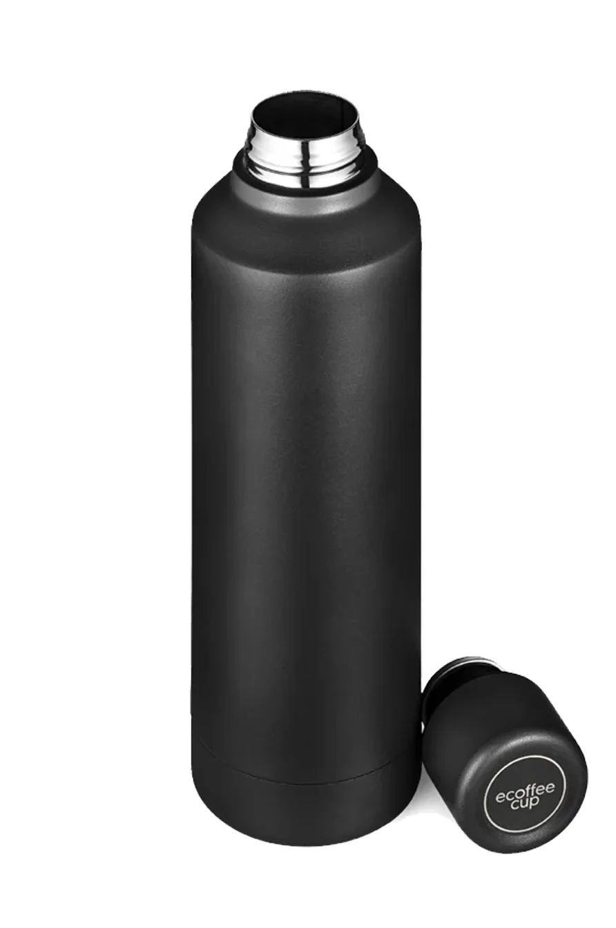 Hot-Cold Vacuum 500ml Bottle - Black - Image 2