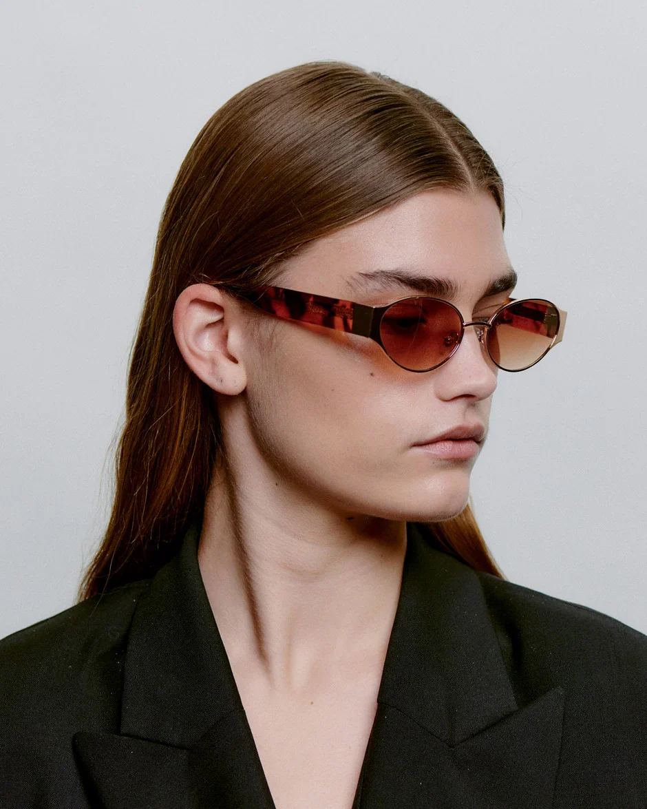 BELLA - Rosegold Havana Sunglasses by A.Kjaerbede - Image 8