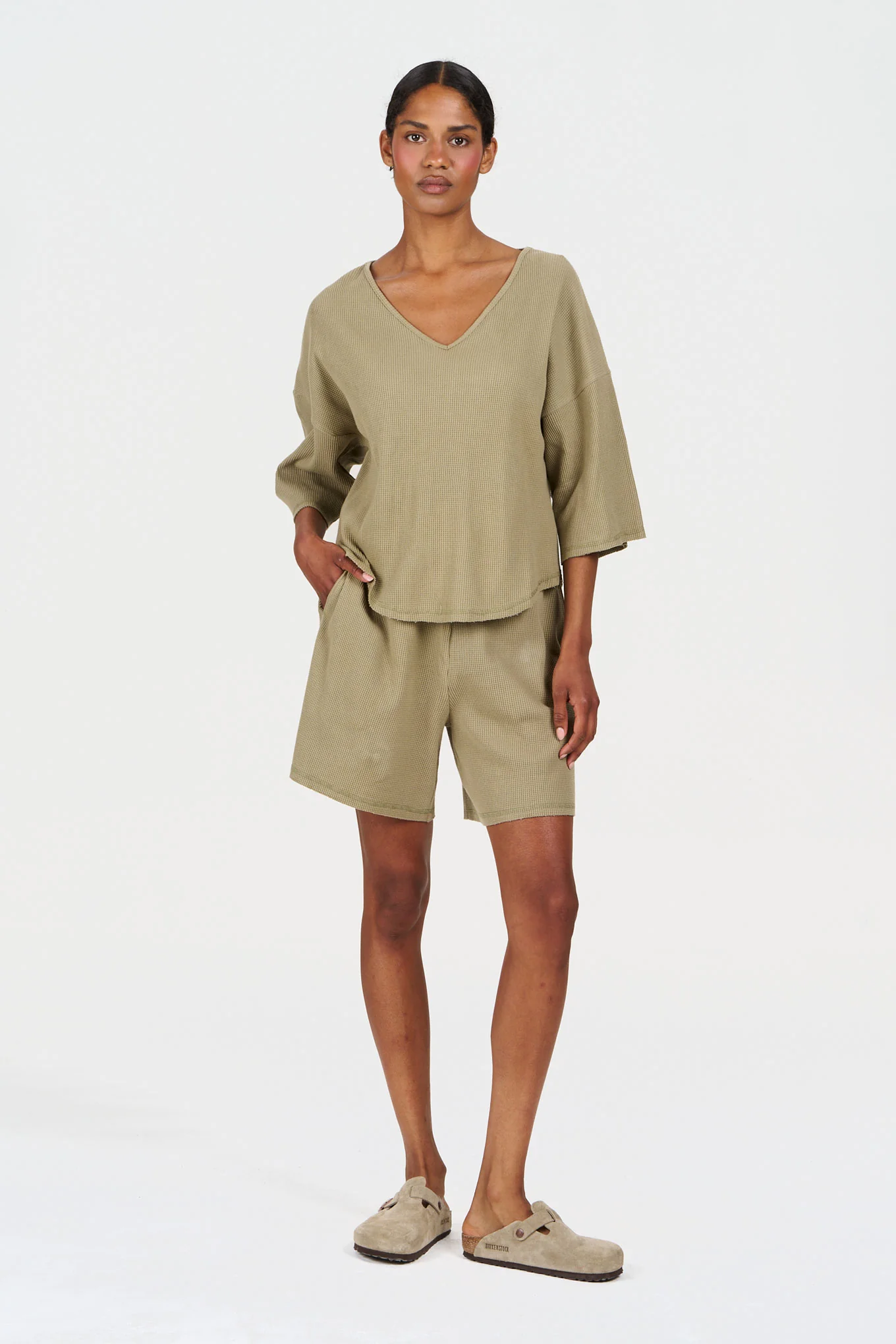 IDA Organic Cotton Top - Green - Image 2