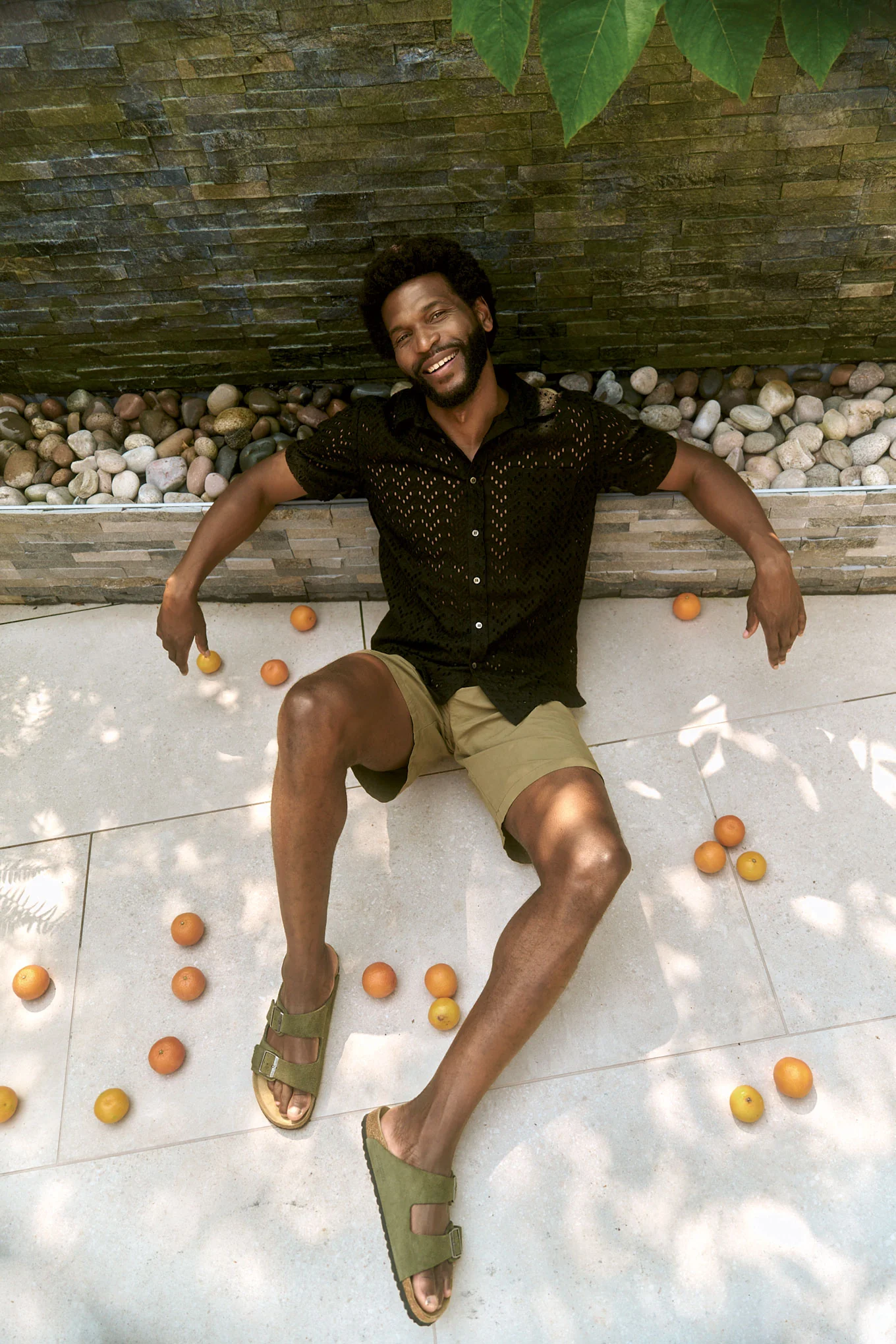 JAMBO Organic Cotton Poplin Short - Olive - Image 5