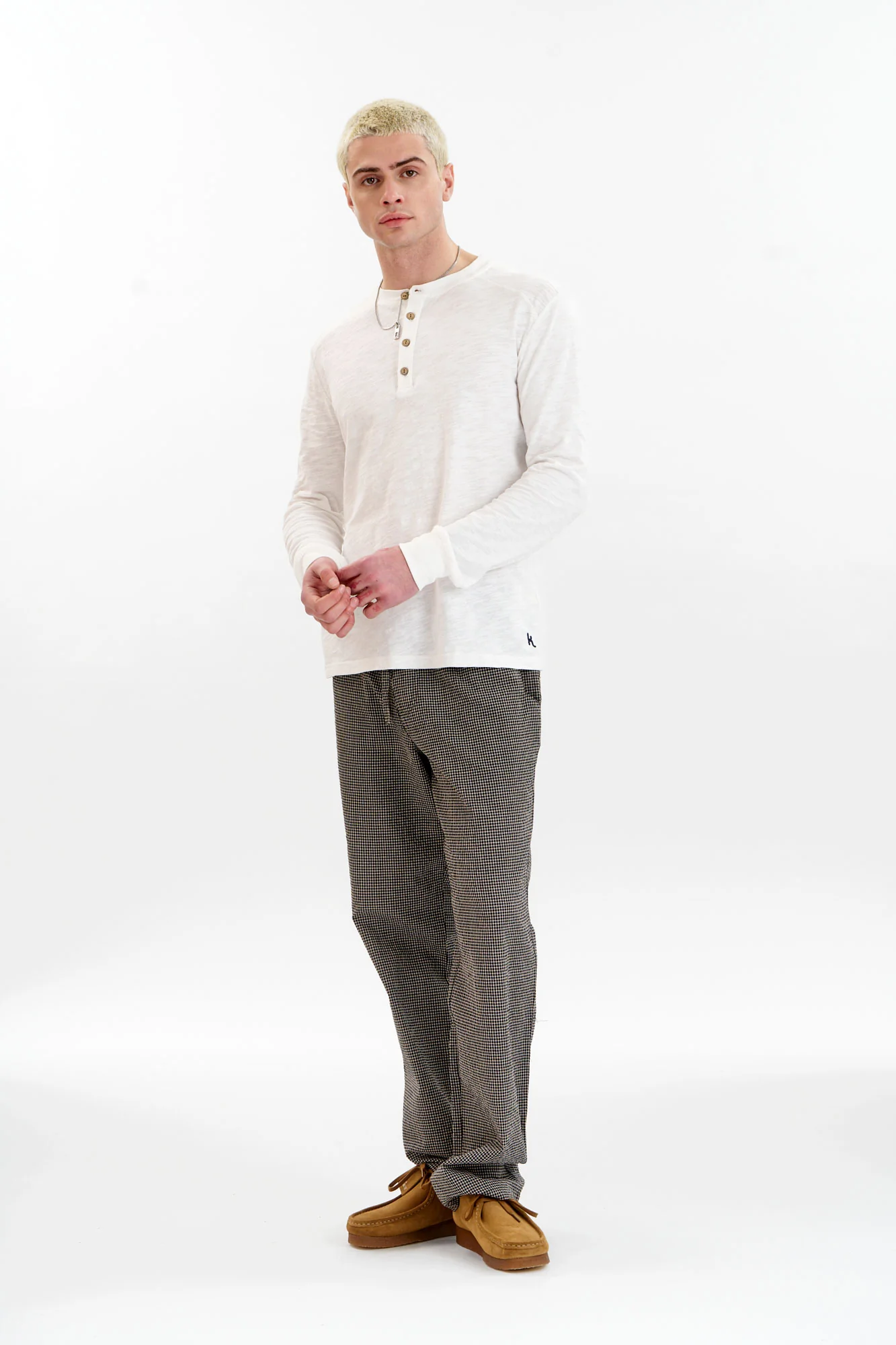 JOSHUA Organic Cotton Trouser - Check