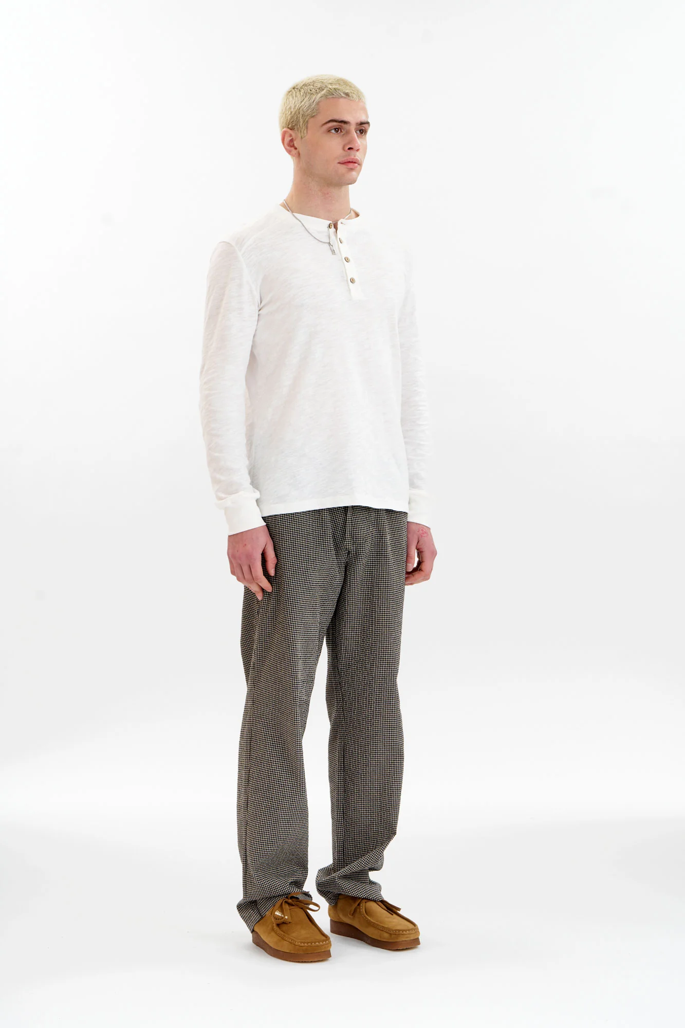 JOSHUA Organic Cotton Trouser - Check - Image 2
