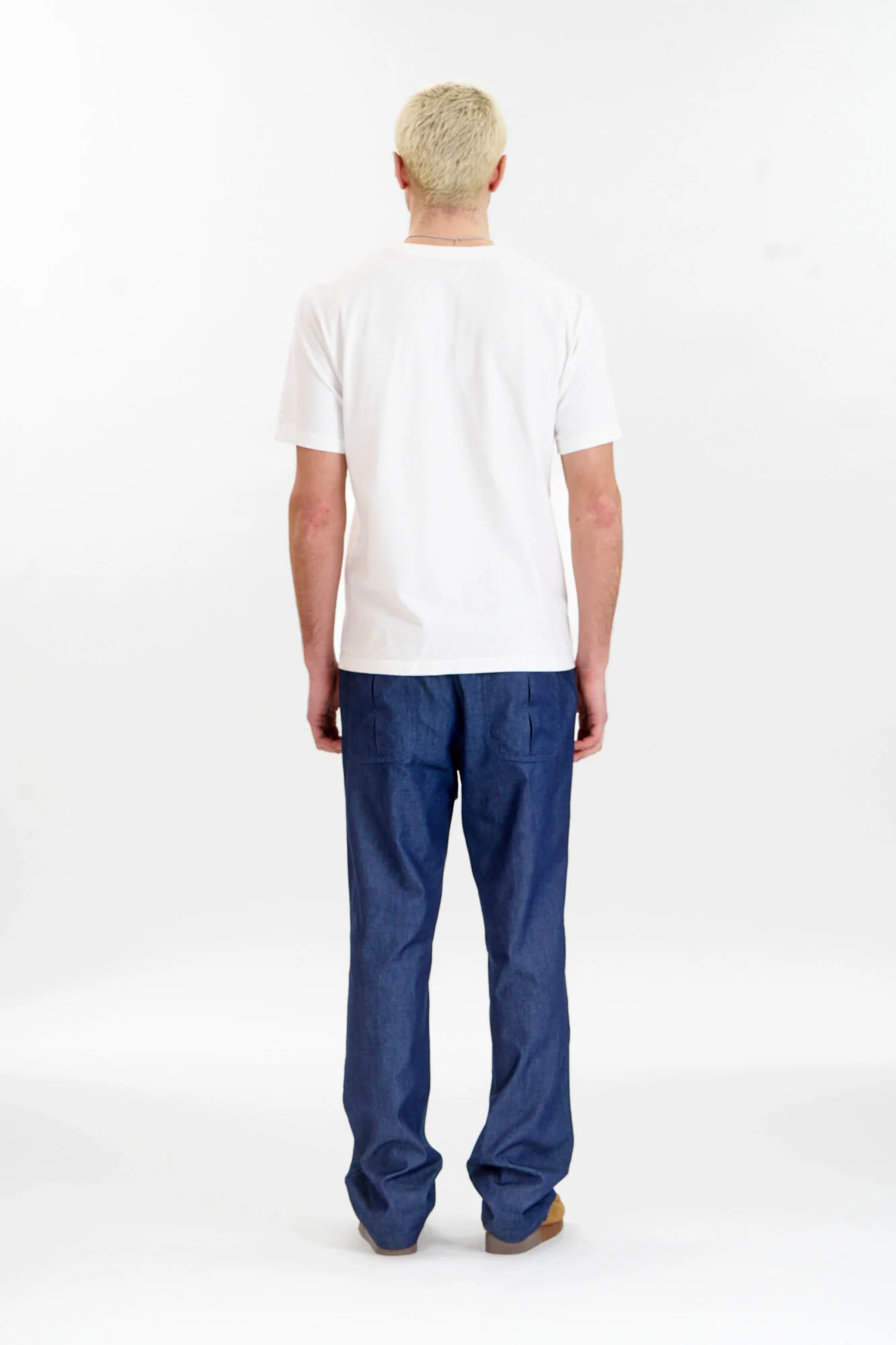JOSHUA Organic Cotton Trousers – Mid Wash - Image 5
