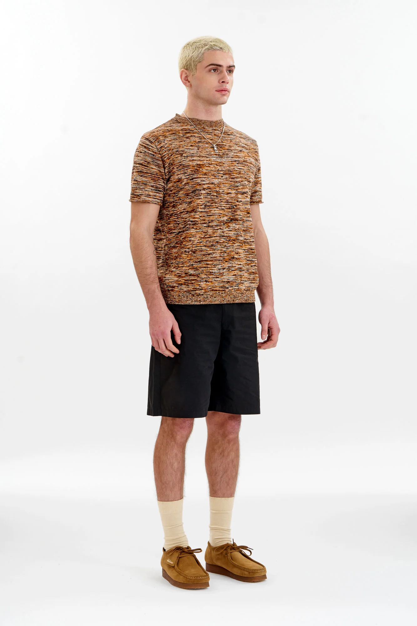 KAI Organic Cotton Knit Tee - Black - Image 3