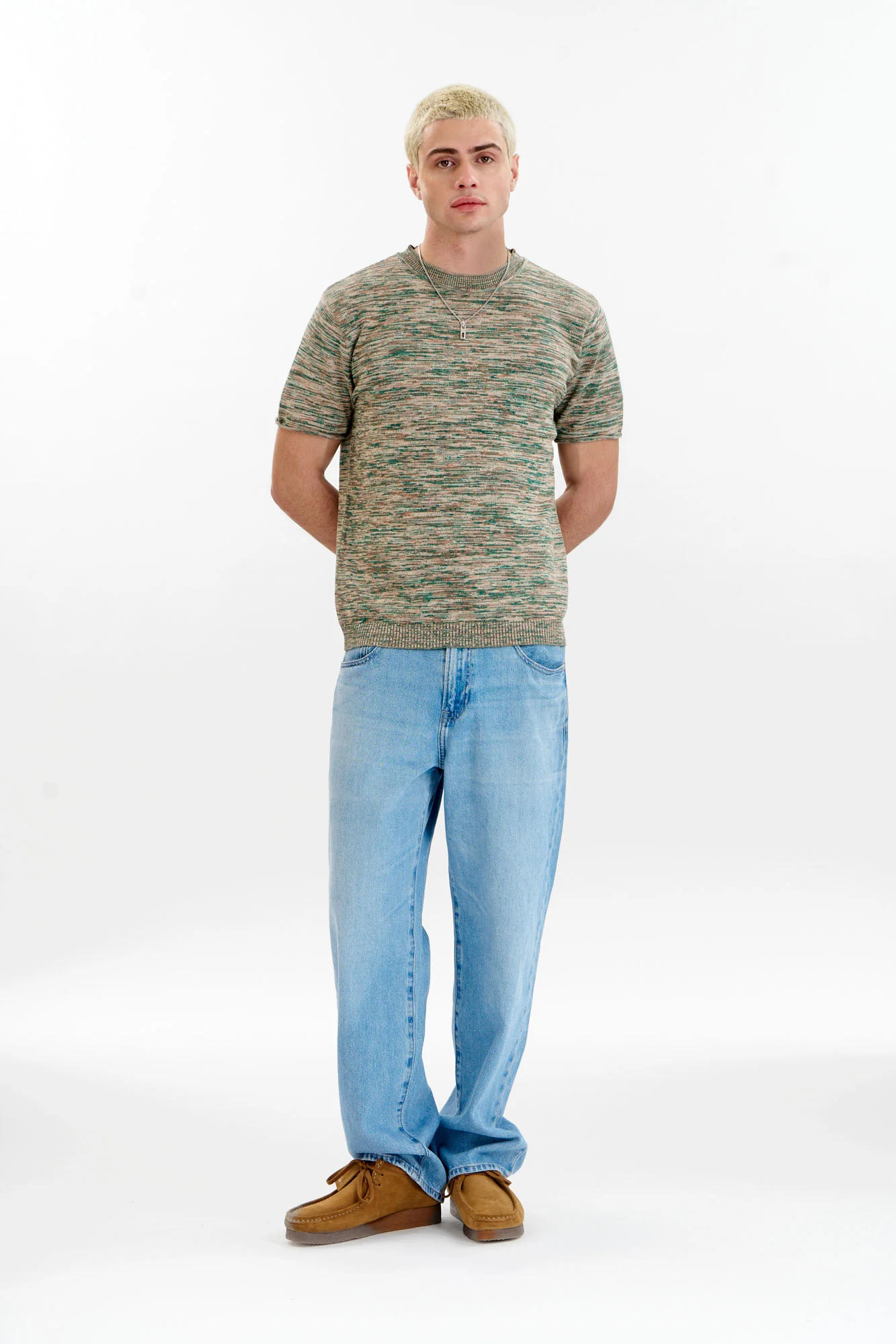 KAI Organic Cotton Knit Tee - Green - Image 4