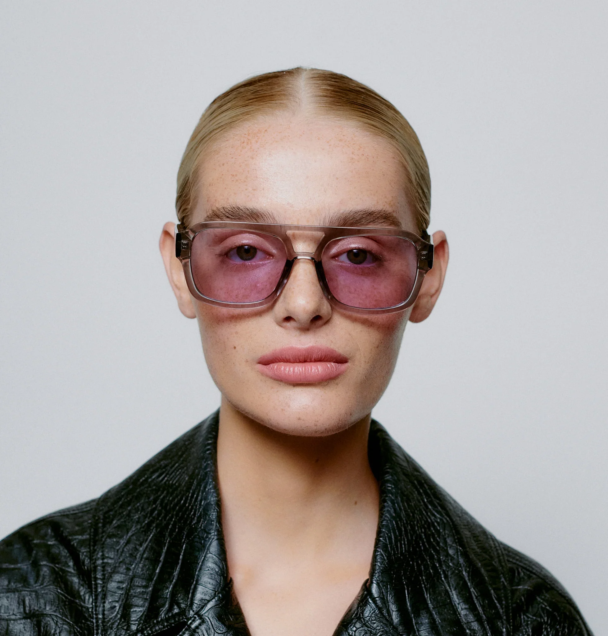 KAYA - Grey Transparent Sunglasses by A.Kjaerbede - Image 6