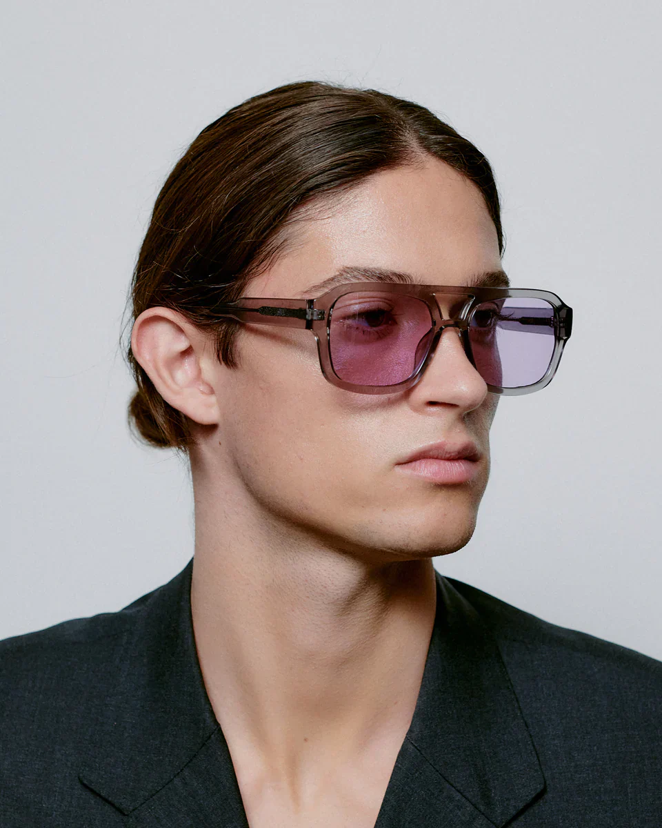 KAYA - Grey Transparent Sunglasses by A.Kjaerbede - Image 7