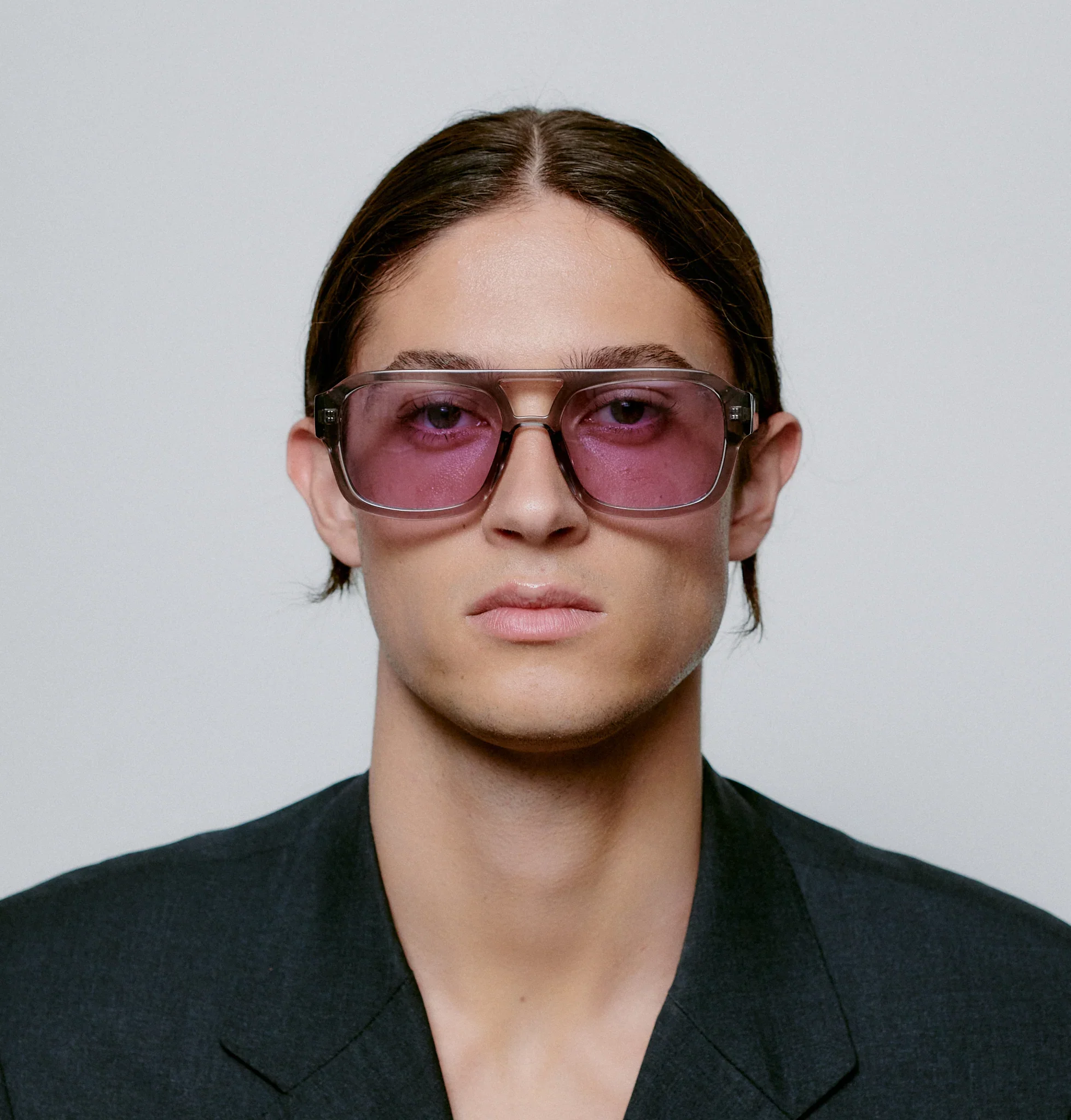 KAYA - Grey Transparent Sunglasses by A.Kjaerbede - Image 8