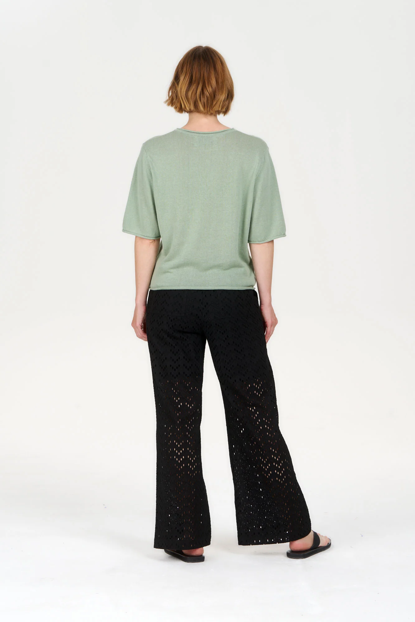 KHARI Organic Cotton Trousers – Black - Image 6