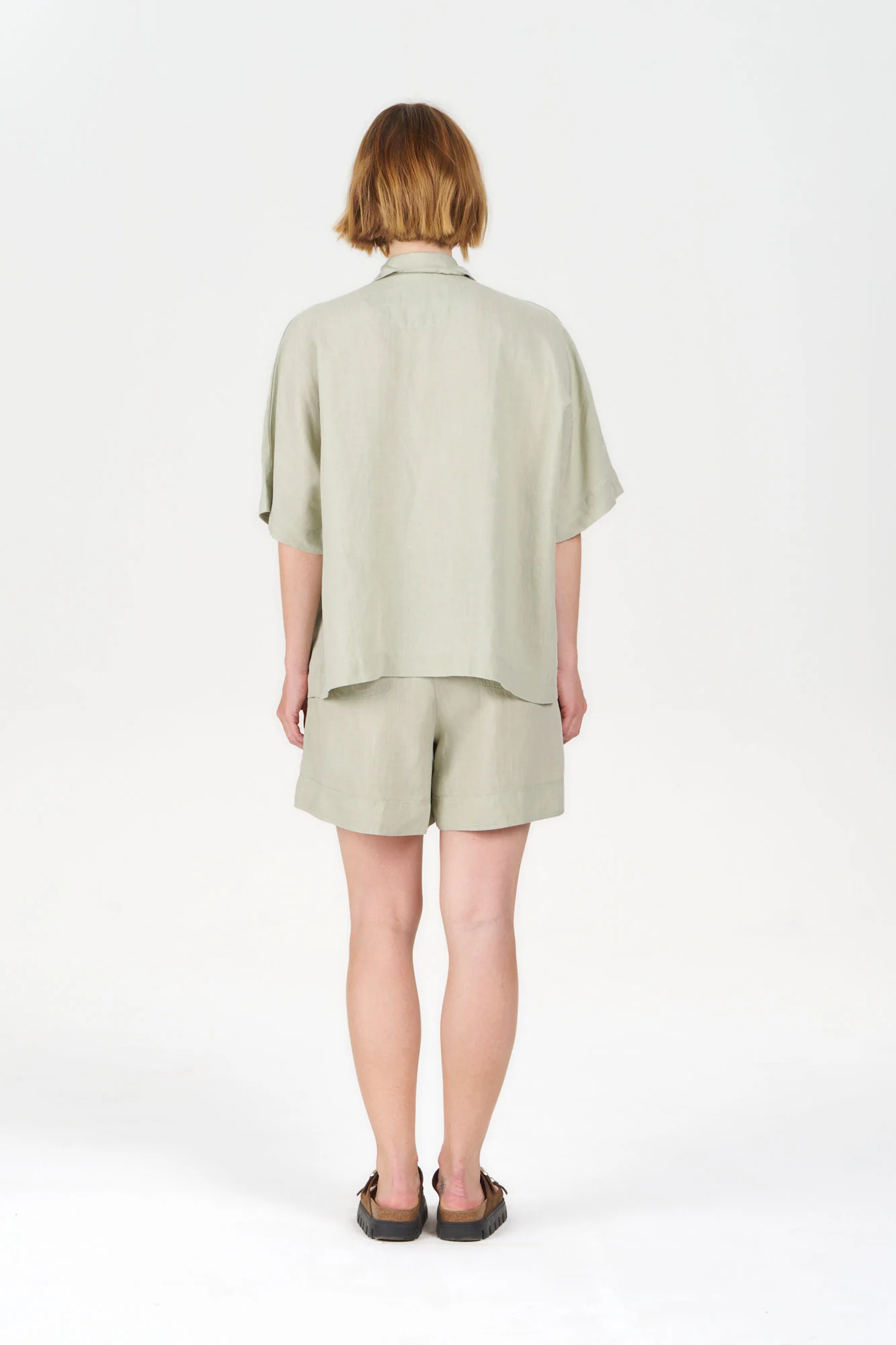 KYGO Tencel Linen Short - Sage - Image 2