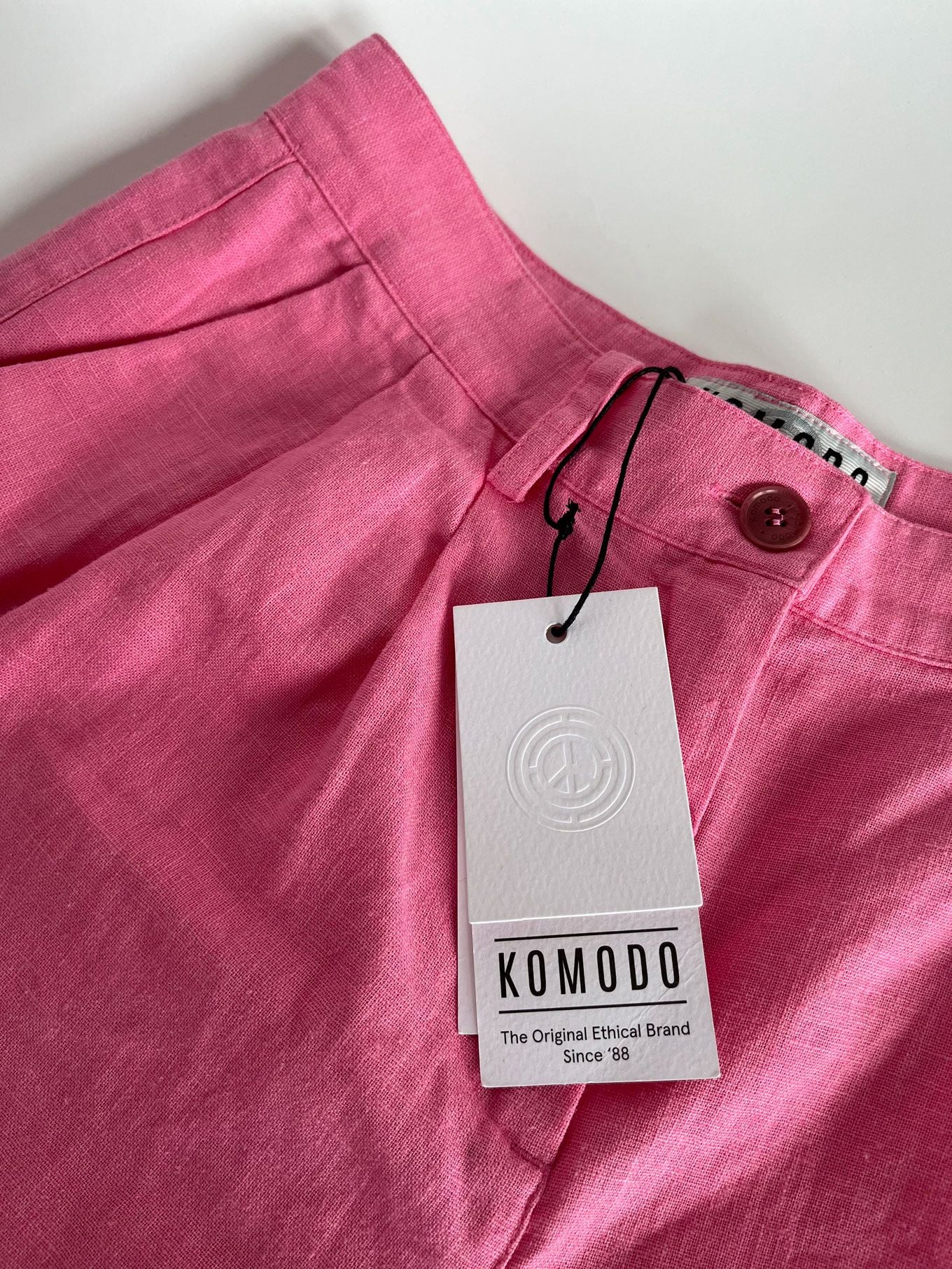 LION - Organic Linen Cotton trouser - Pink - Image 3