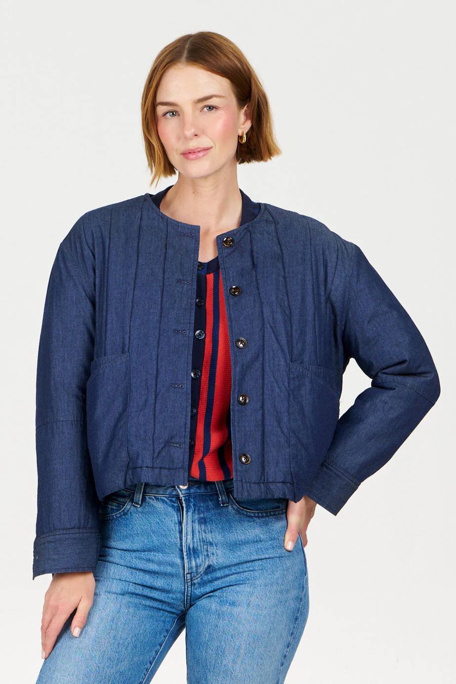 LOTTIE Organic Cotton Jacket - midwash - Image 4