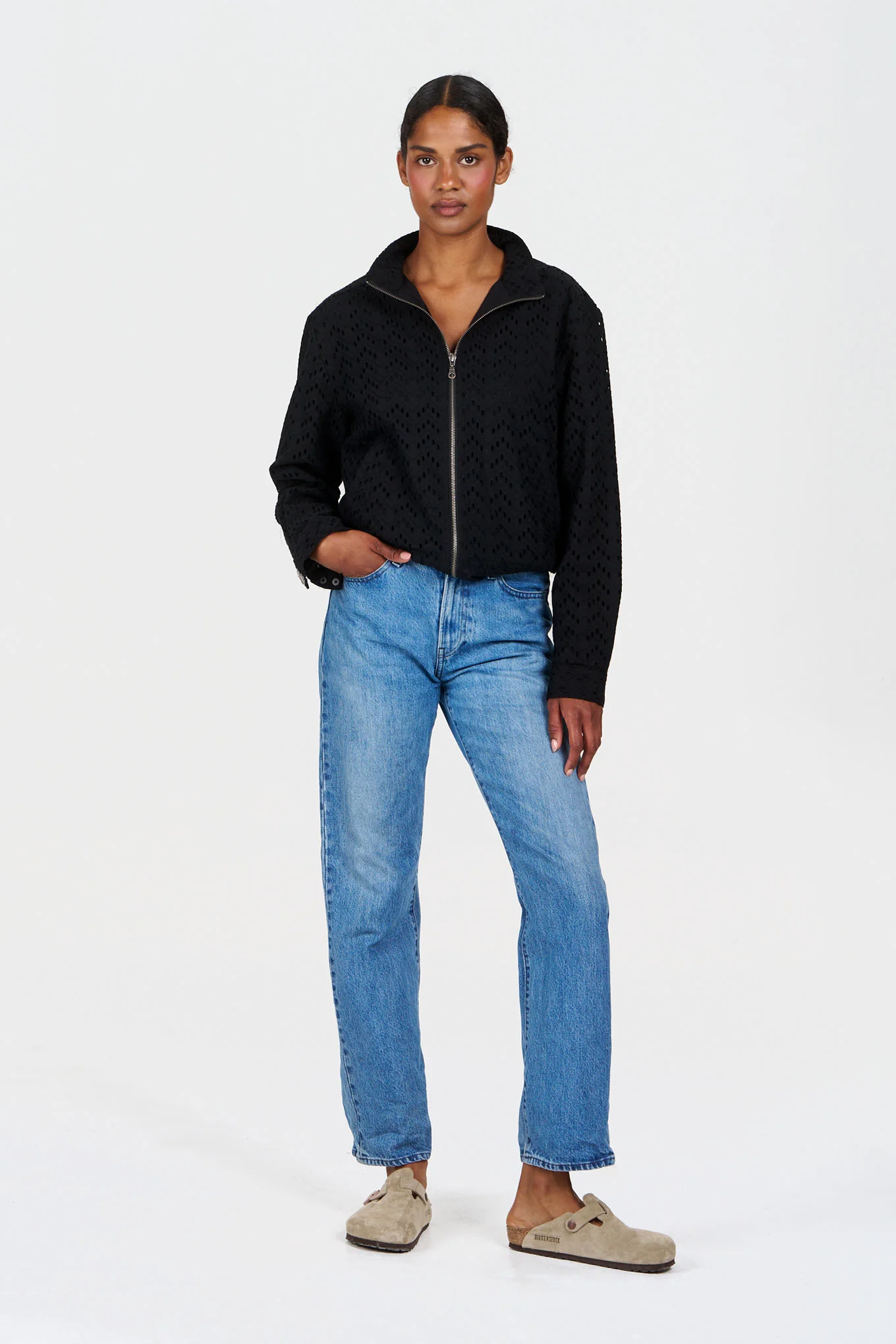 LOTUS Organic Cotton Jacket - Black - Image 4