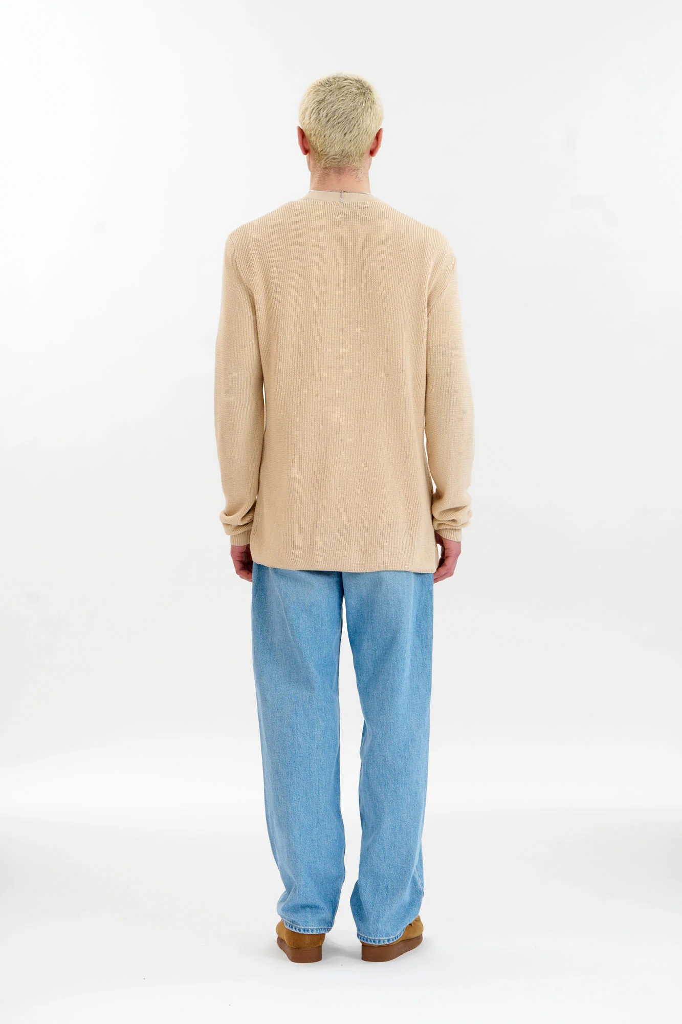 LUCAS Organic Cotton Cardigan - Cream - Image 4