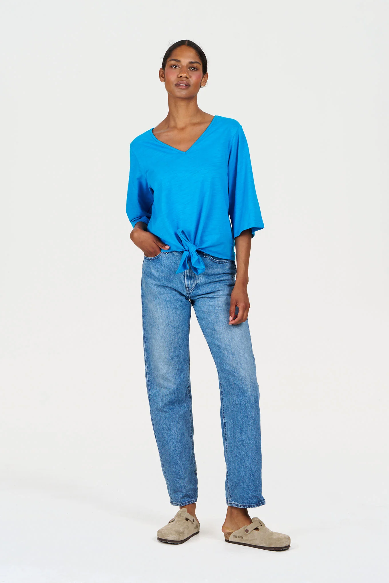 LYRA Organic Cotton Top - Cobalt - Image 2
