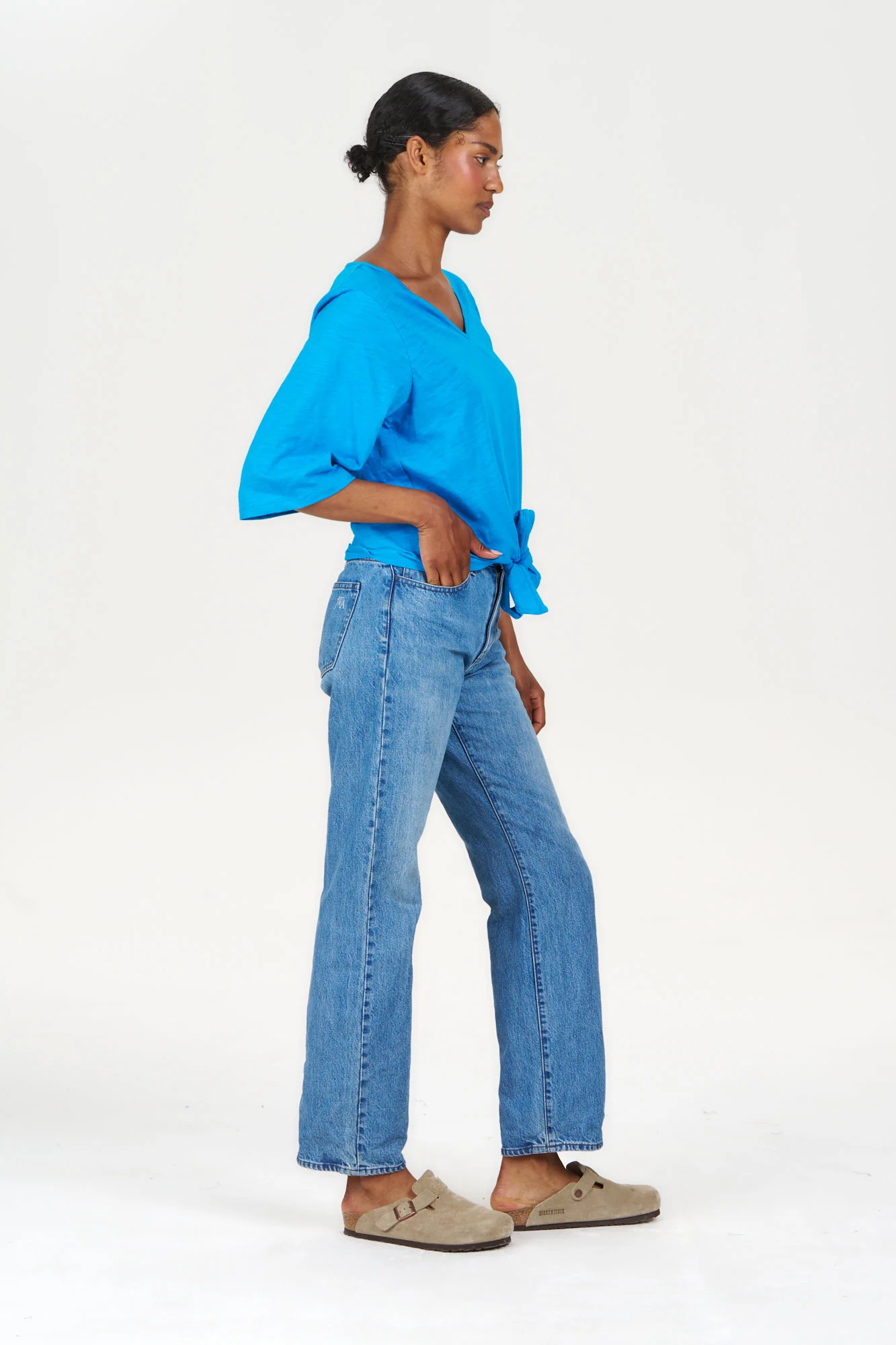LYRA Organic Cotton Top - Cobalt - Image 3