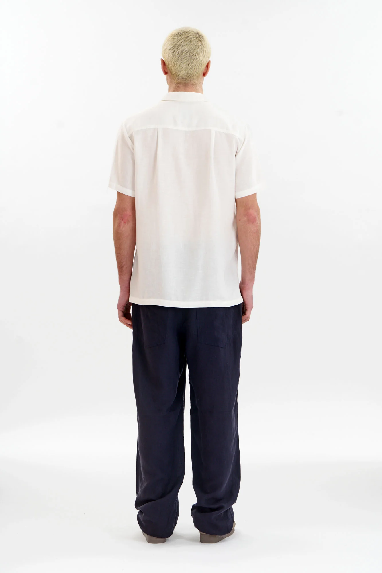 MAKULU Tencel Linen Trouser - Navy - Image 5