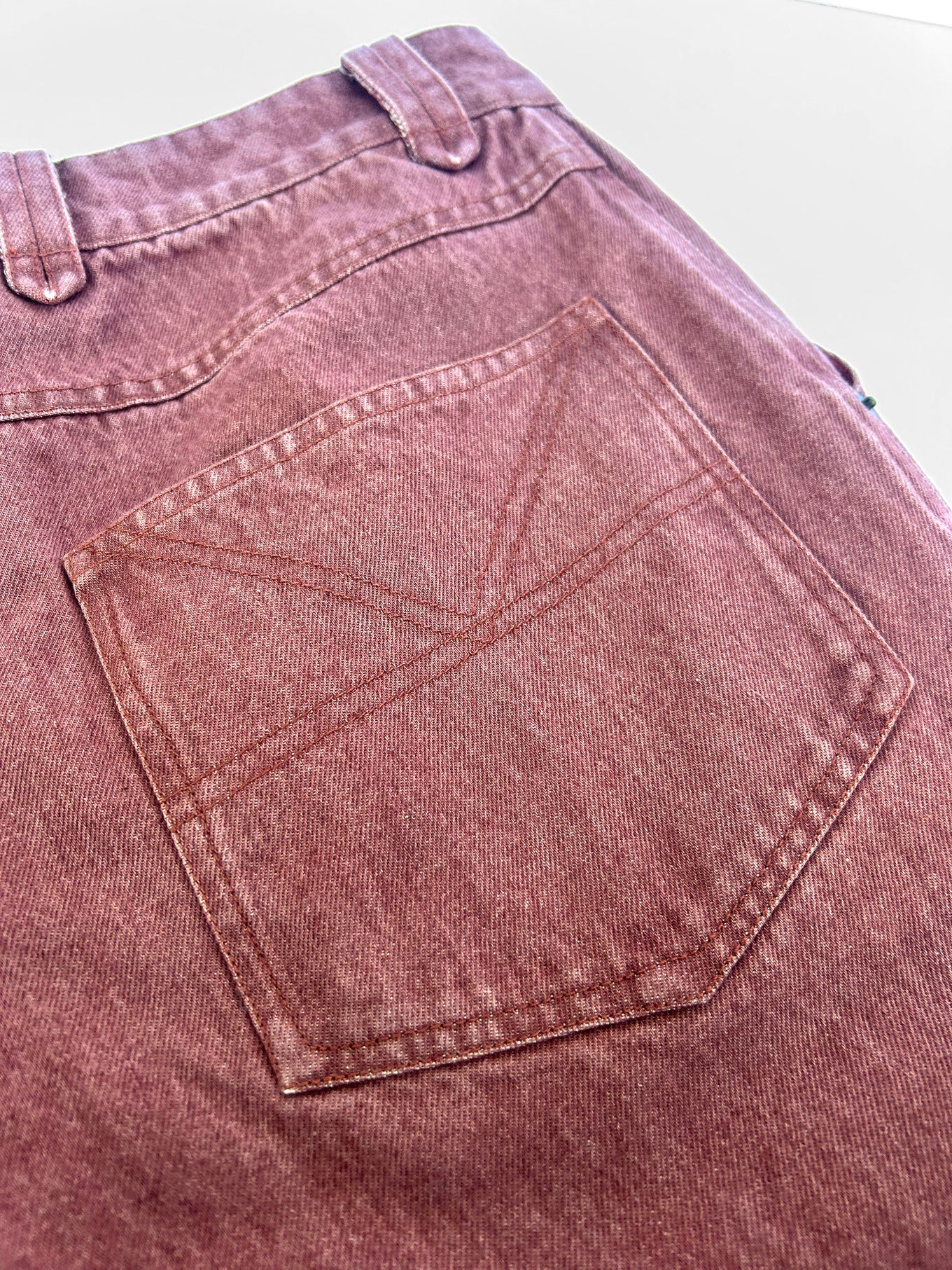 MAKULU Organic Cotton Trouser - Red Wash - Image 4